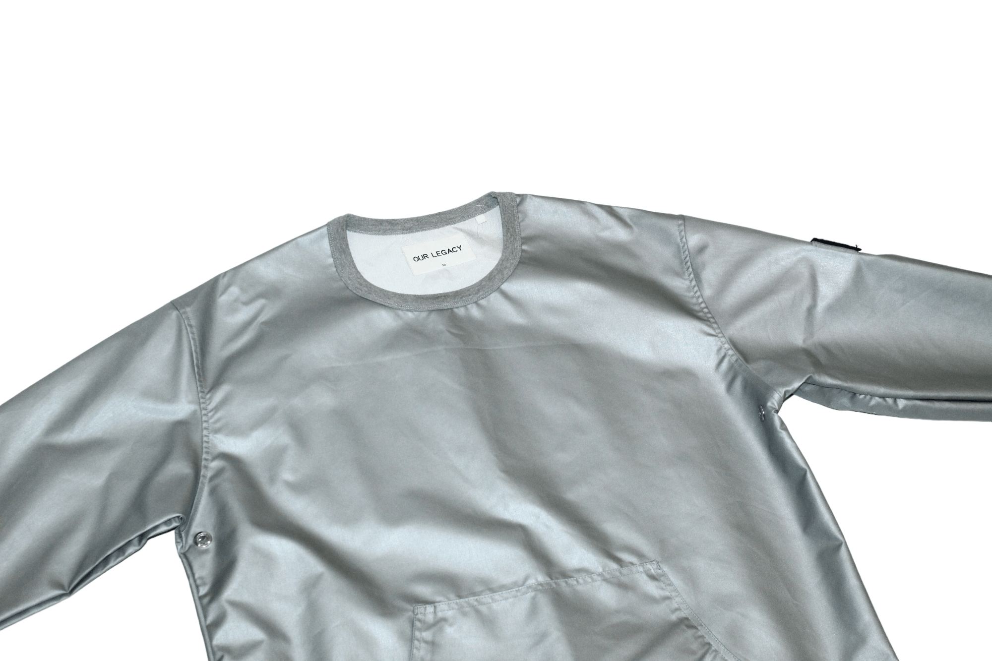 Our Legacy GRAIL💥Our Legacy AW14 Silver Reflective Pullover Jacket Size US XL / EU 56 / 4 - 4 Thumbnail