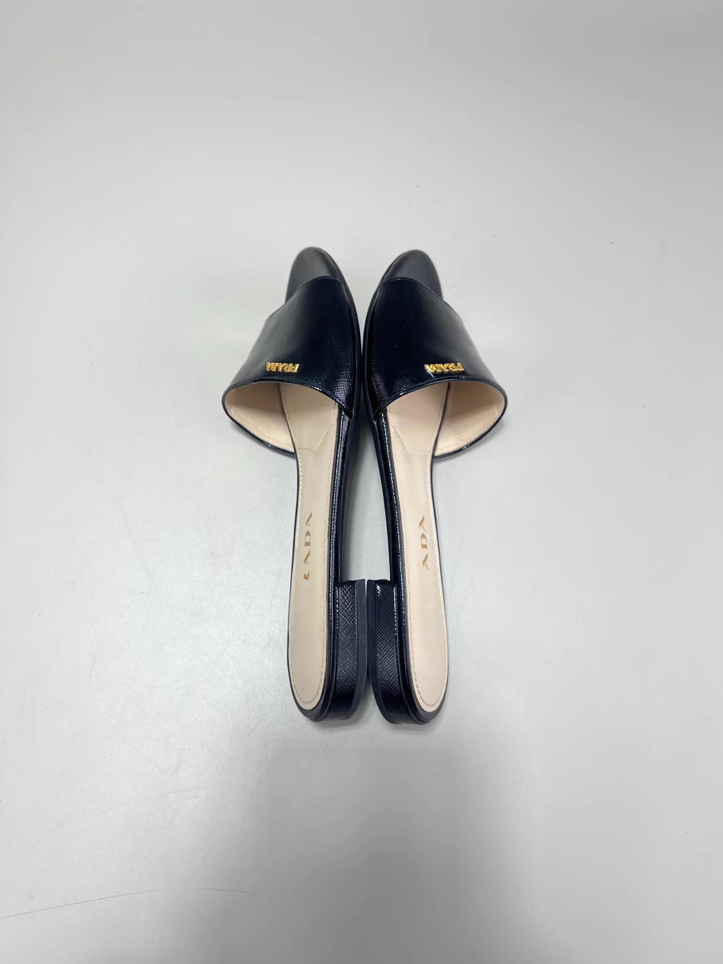 Prada PRADA Black Patent Leather Slide Sandals Size US 6 / IT 36 - 5 Thumbnail