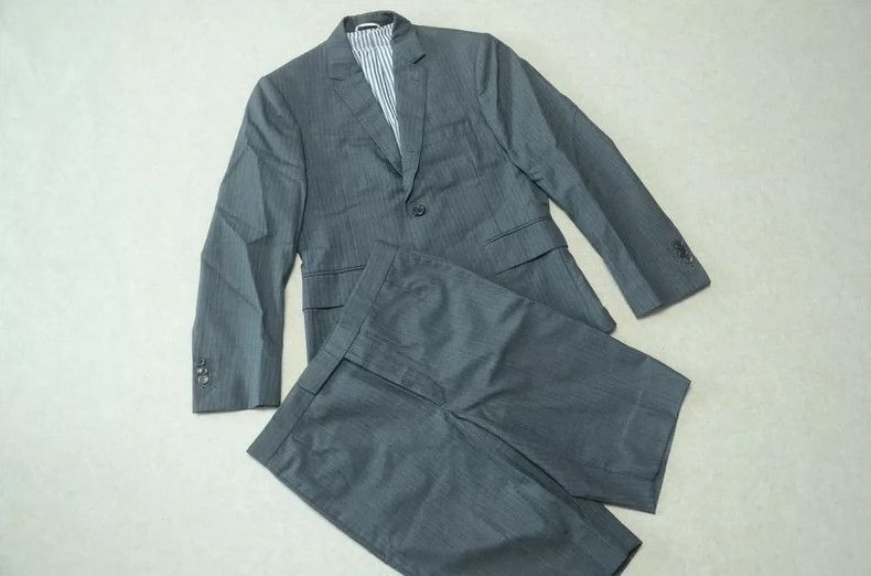 Thom Browne Gray Wool Shorts - dmc