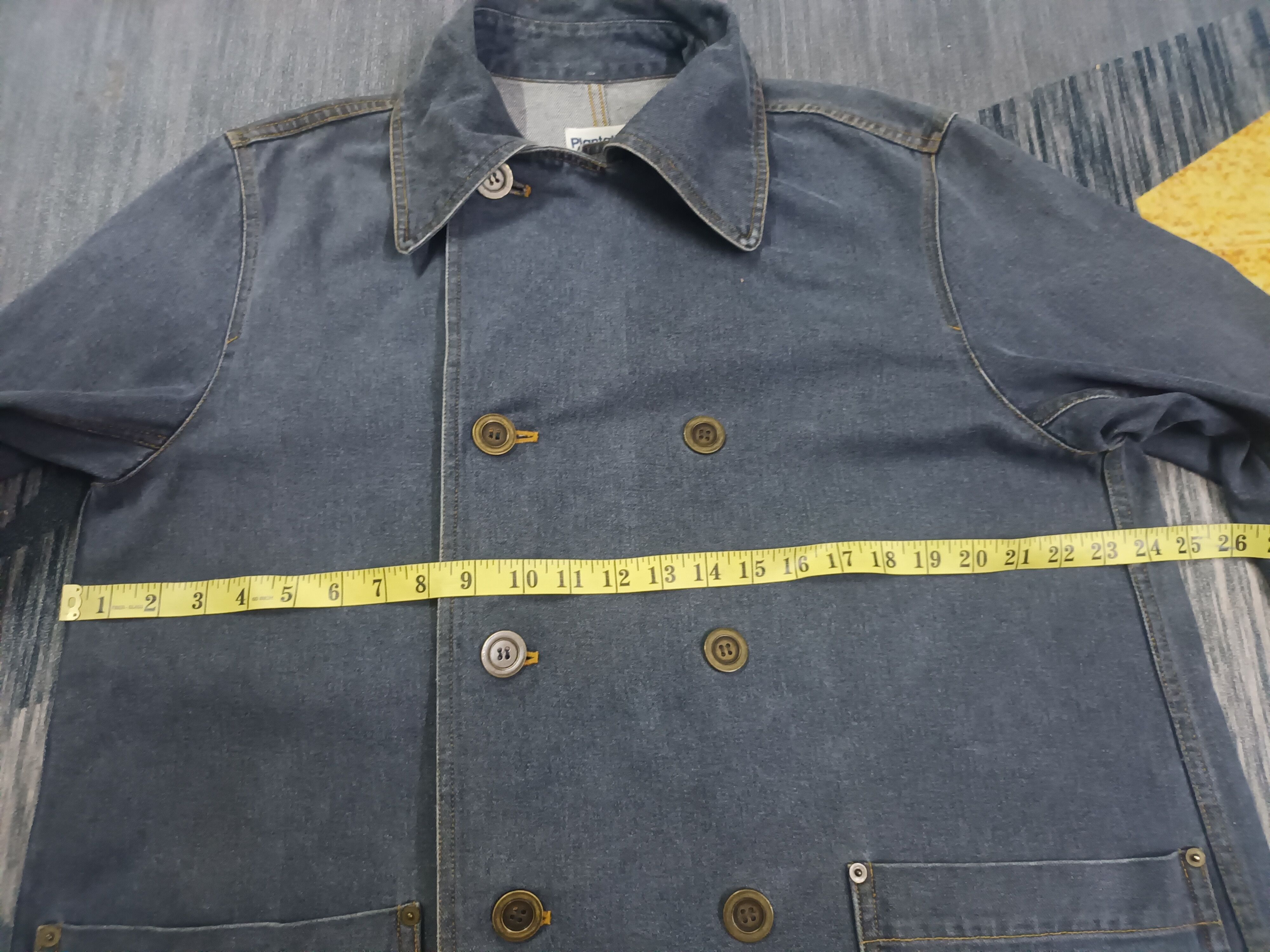 Issey Miyake 🔥 ISSEY MIYAKE PLANTATION DENIM JACKET🔥 Size US XL / EU 56 / 4 - 7 Thumbnail