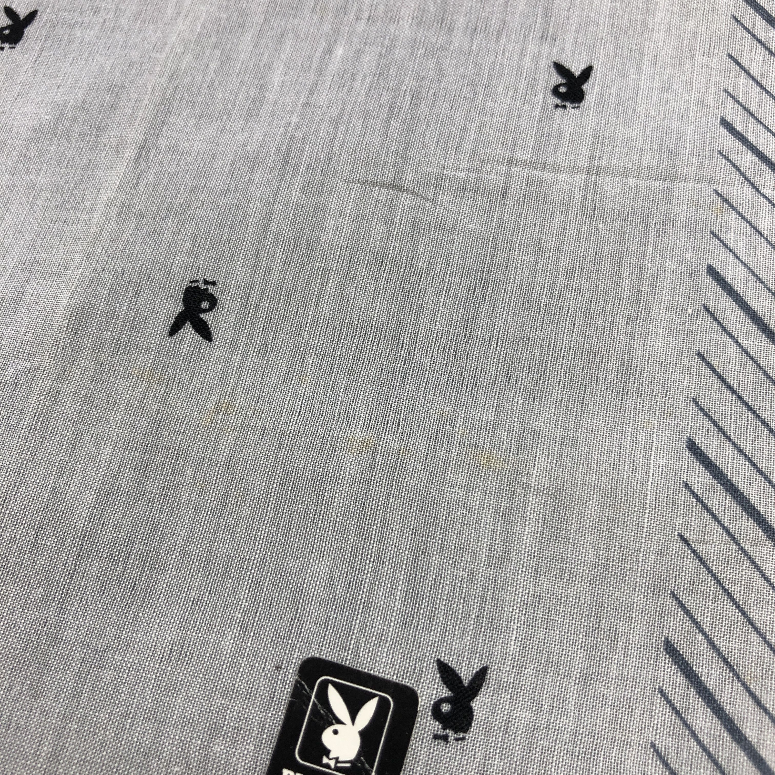Japanese Brand × Playboy × Vintage Playboy Rabbit Head Handkerchief Neckerchief Bandana H2453 Size ONE SIZE - 6 Thumbnail