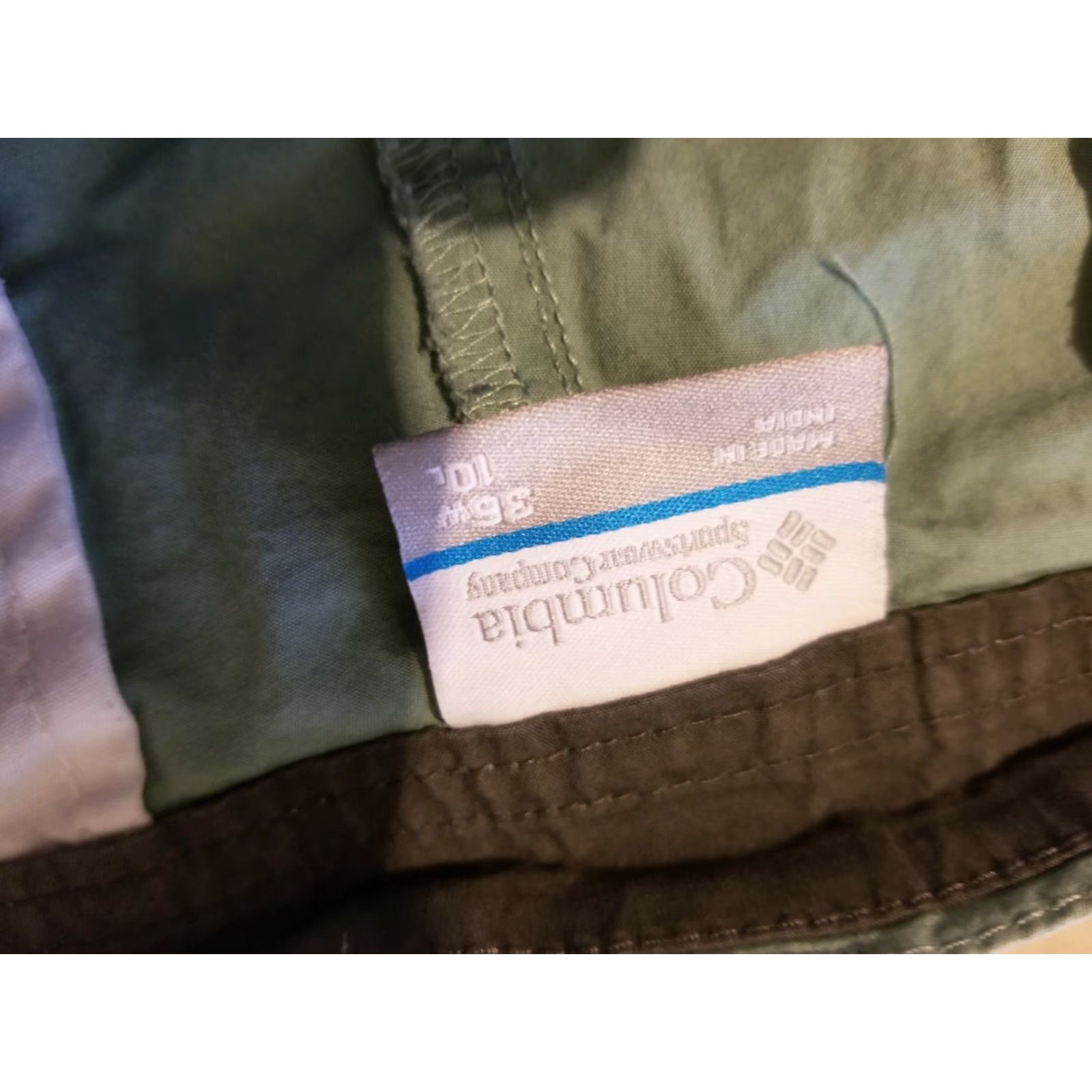 Vintage Columbia Sportswear Shorts Mens 36 Khaki Green Cotton Chino Cotton Chino Size US 36 / EU 52 - 4 Thumbnail