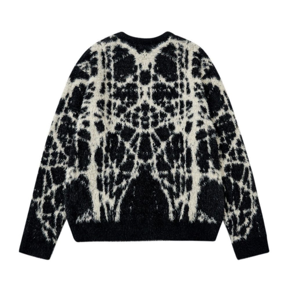 Vintage Men's loose casual lightning crew neck sweater y2k Size US M / EU 48-50 / 2 - 2 Thumbnail