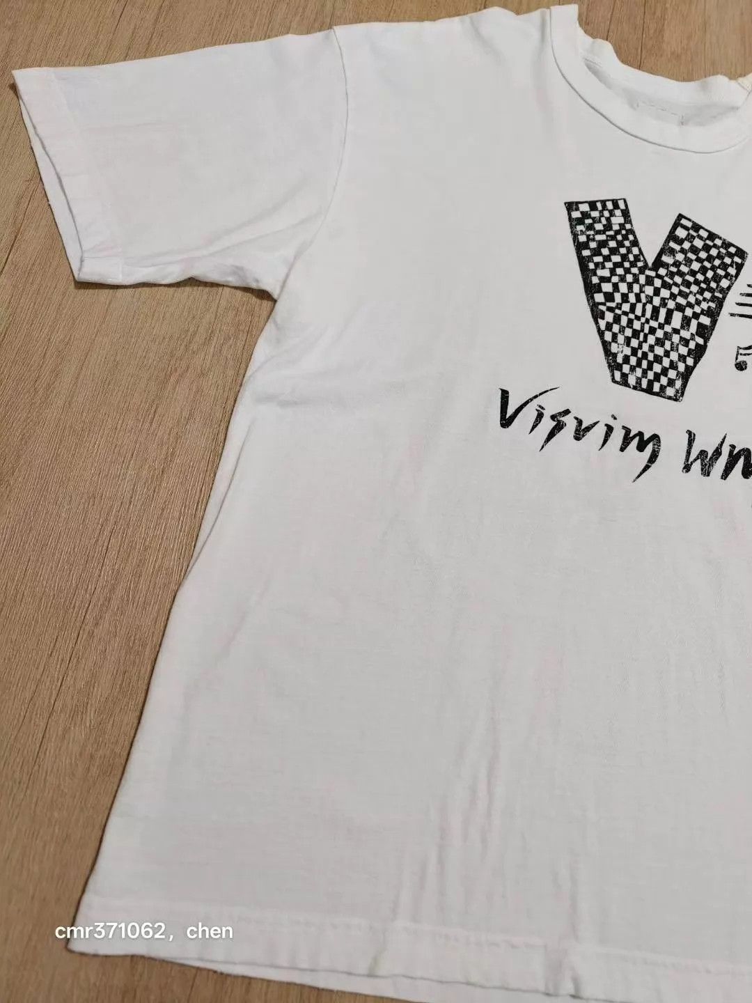 Visvim VISVIM 25SS JUMBO TEE S/S V CRASH Worn 1x Off White 3 Note Size US L / EU 52-54 / 3 - 4 Thumbnail