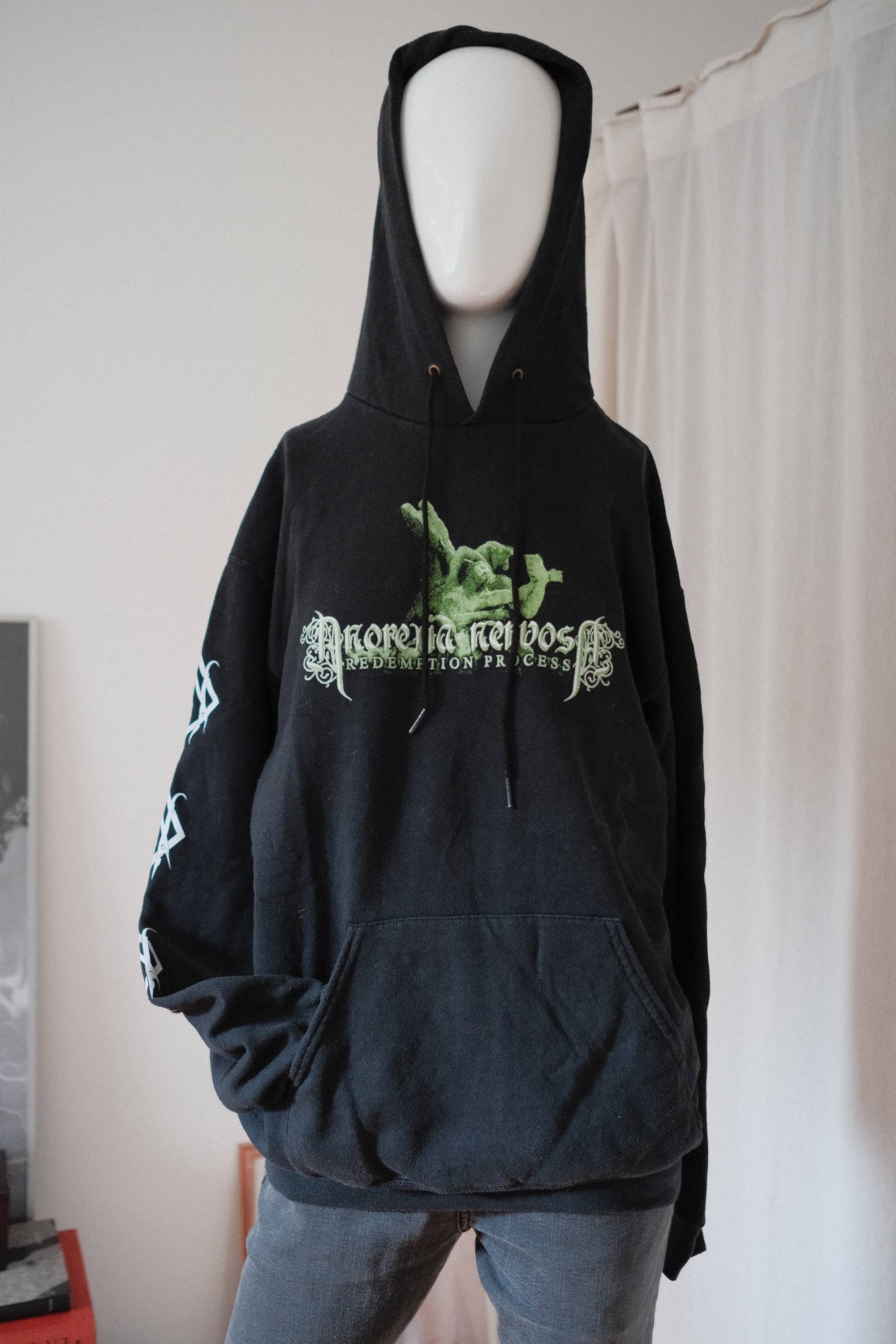 Band Tees VERY RARE Anorexia Nervosa Redemption Process Vintage hoodie Size US L / EU 52-54 / 3 - 1 Thumbnail