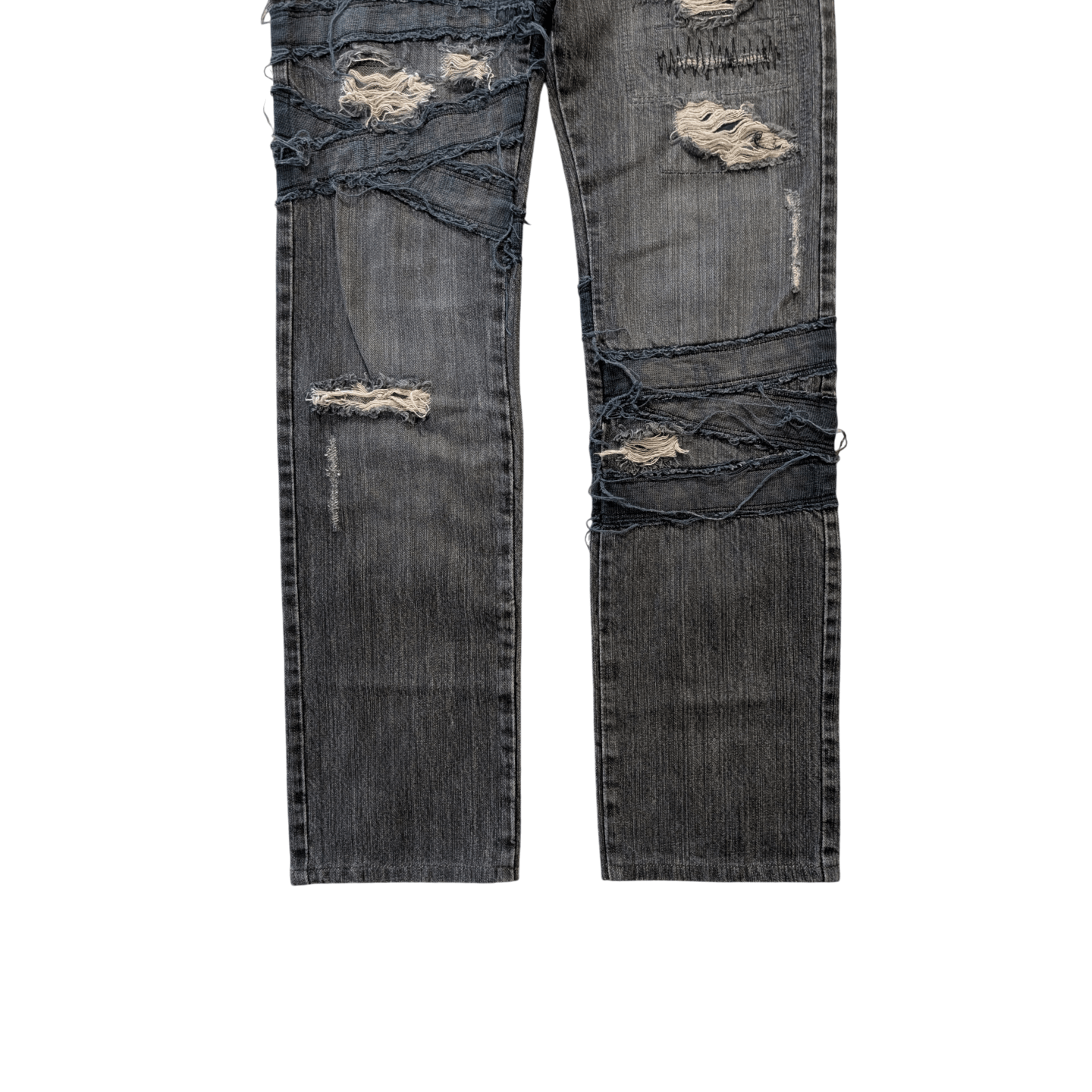 Japanese Brand Edge Rupert Distressed Gauze Denim Size US 30 / EU 46 - 3 Thumbnail
