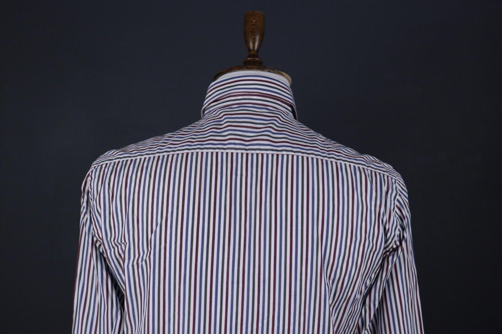 Paul & Shark Paul & Shark Yachting Blue Stripe Cotton Shirt Size 40 M - L Size US M / EU 48-50 / 2 - 6 Thumbnail