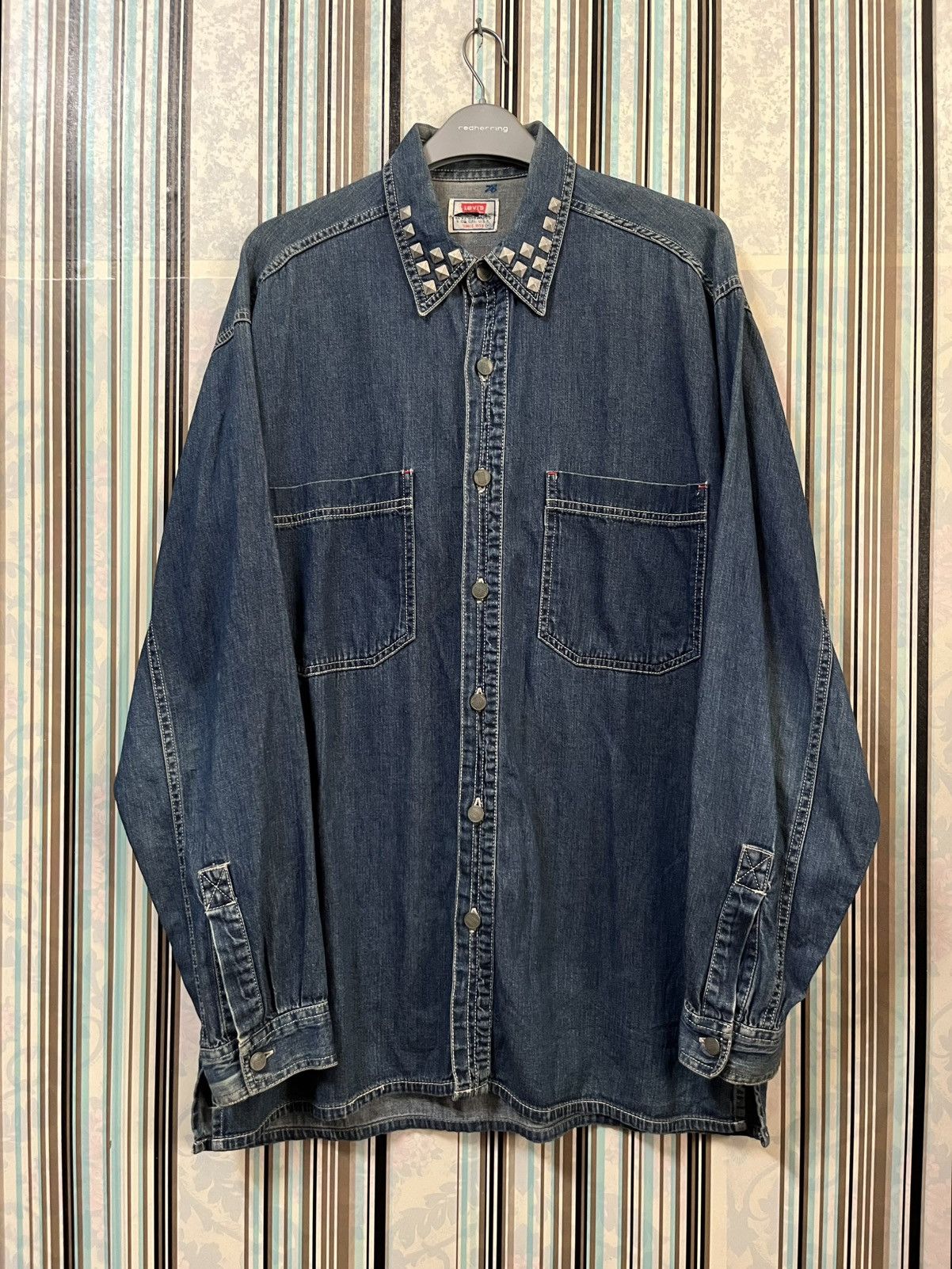 Marithe + Francois Girbaud 1990s Levis Strauss stud desingned MFG #I3 Size US M / EU 48-50 / 2 - 1 Thumbnail