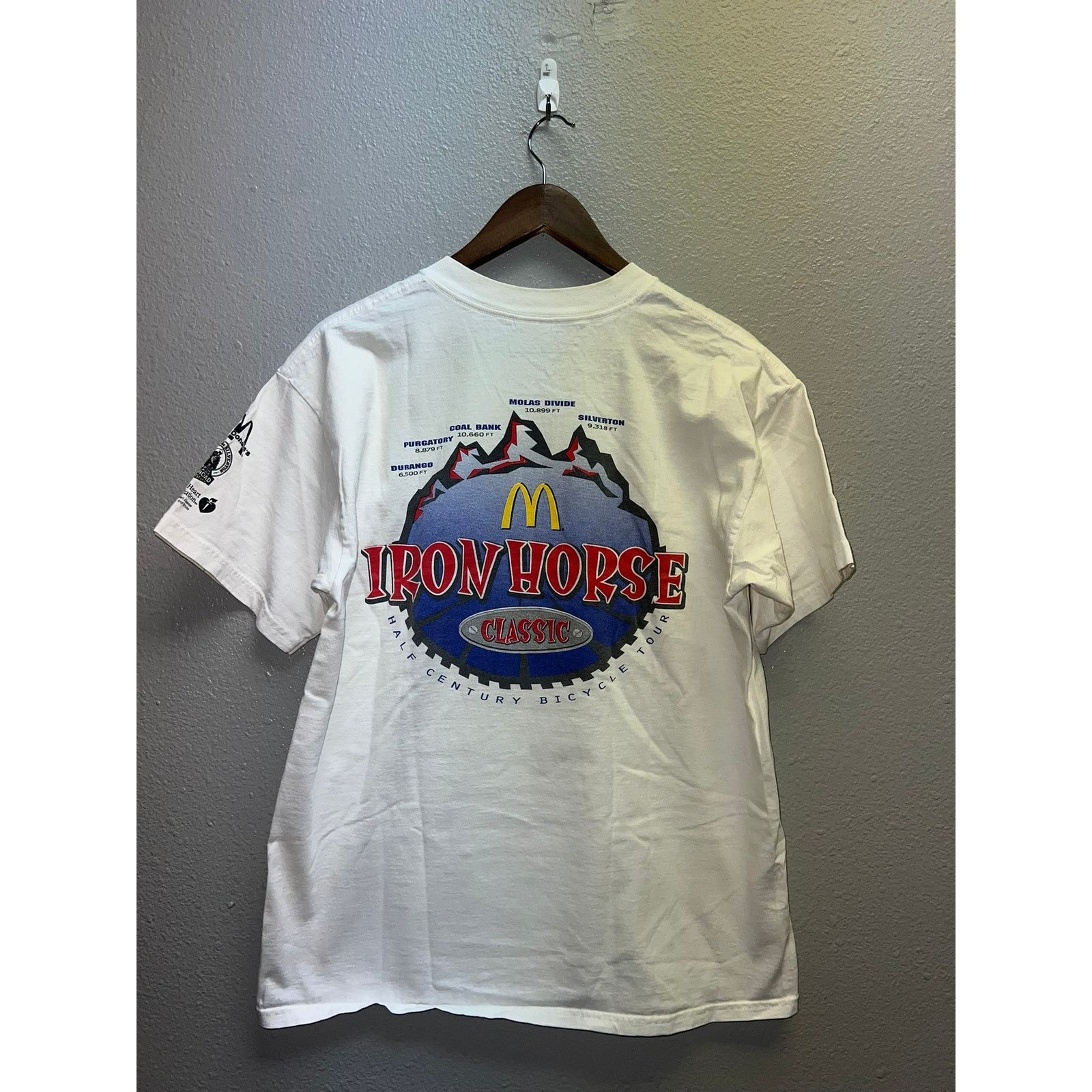 Gildan Vintage Iron Horse Classic Shirt Bicycle Tour Mcdonald Tee L Size US L / EU 52-54 / 3 - 6 Thumbnail