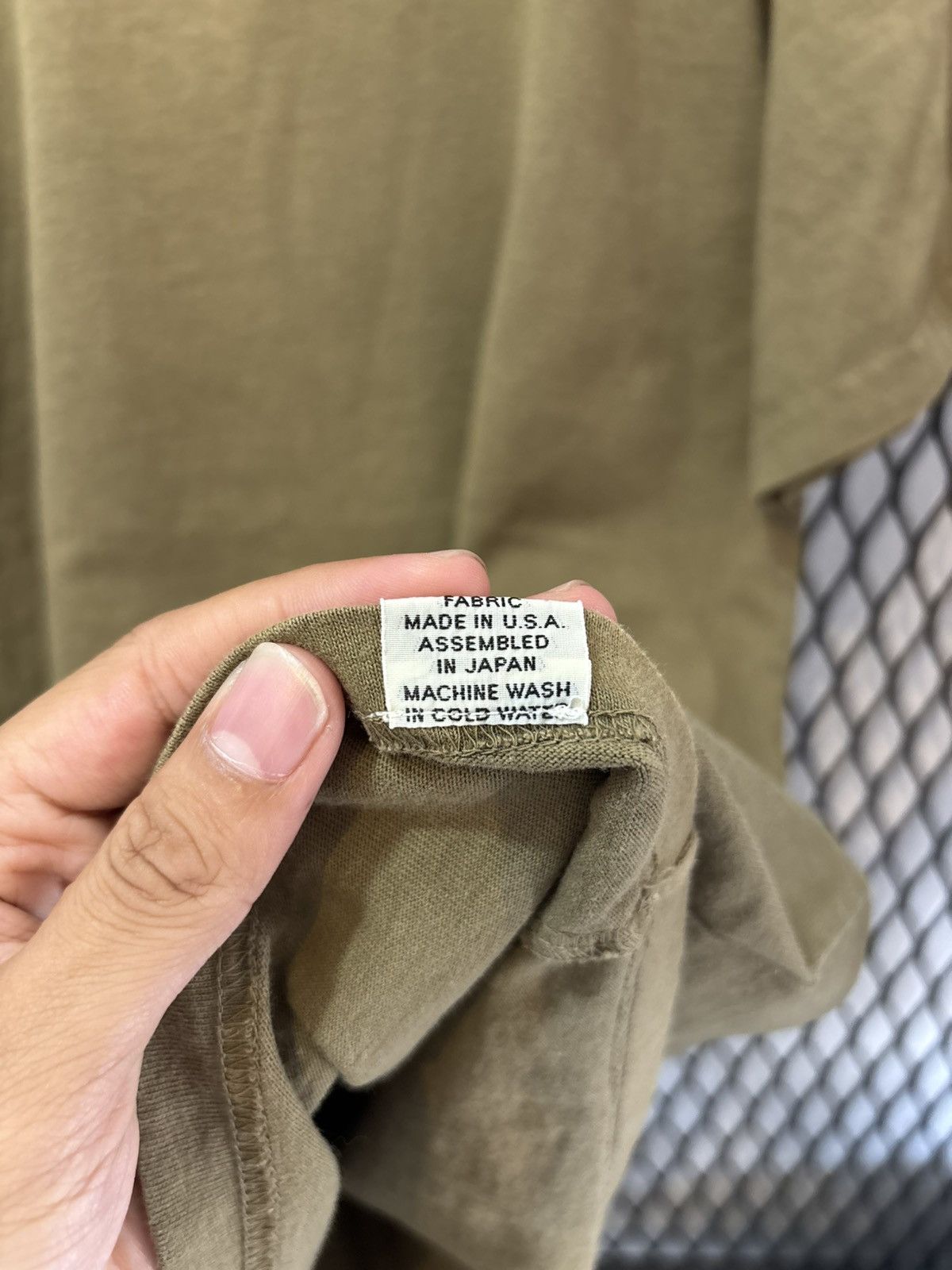 Studio D'Artisan Studio D’Artisan Loopwheeled T-Shirt - Army Green Size US XXL / EU 58 / 5 - 6 Thumbnail