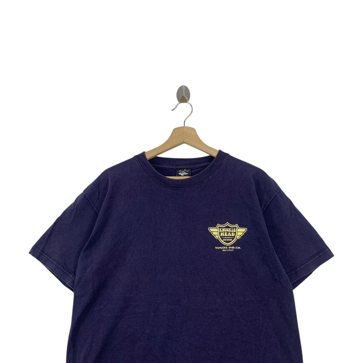 Vintage Vintage KNUCKLE HEAD MOTORCYCLE Yamaya Tee Shirt Top Japan Size US XL / EU 56 / 4 - 2 Thumbnail
