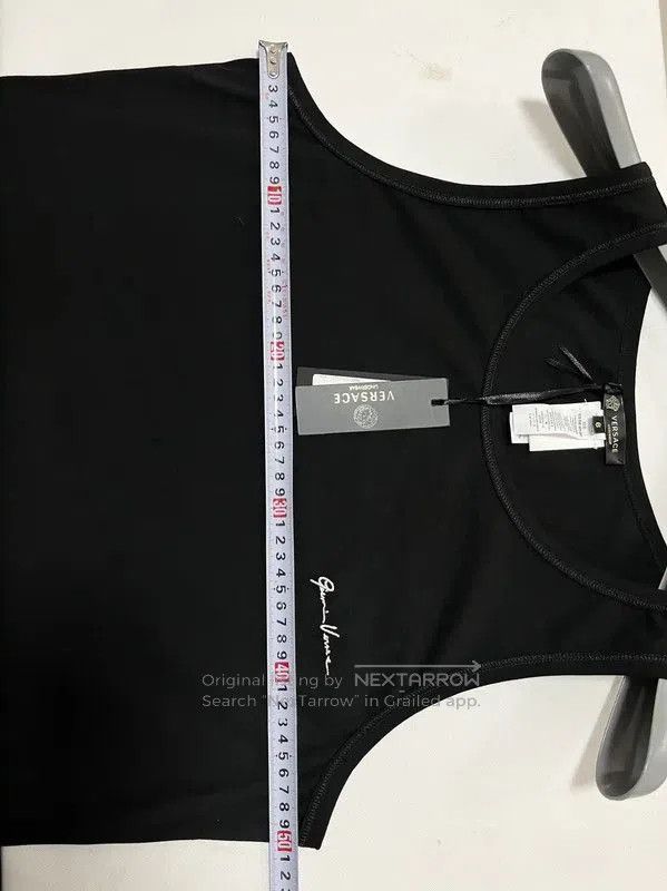 Versace Versace Black Sleeveless Men's T-Shirt . Size US S / EU 44-46 / 1 - 8 Thumbnail