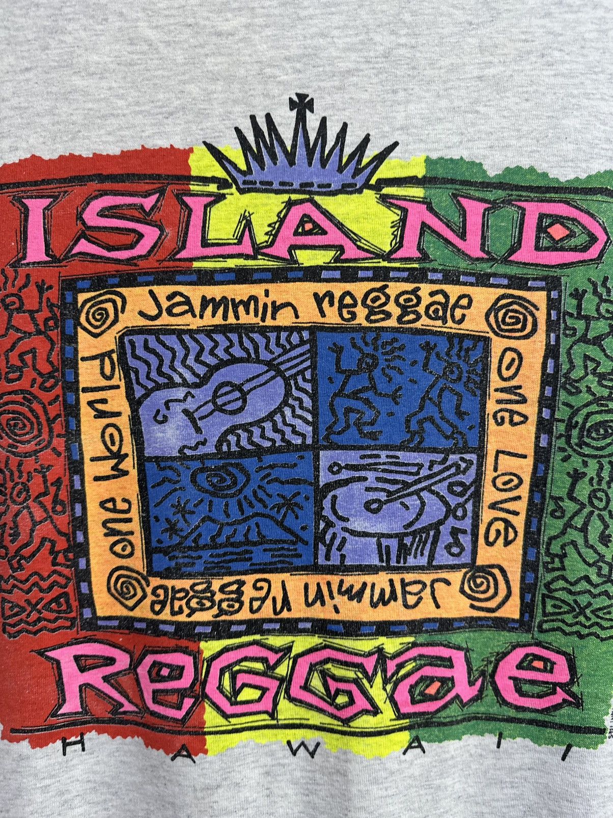 Vintage Vintage Islamd Reggae Hawaii Sun Faded Tee Size US L / EU 52-54 / 3 - 5 Thumbnail