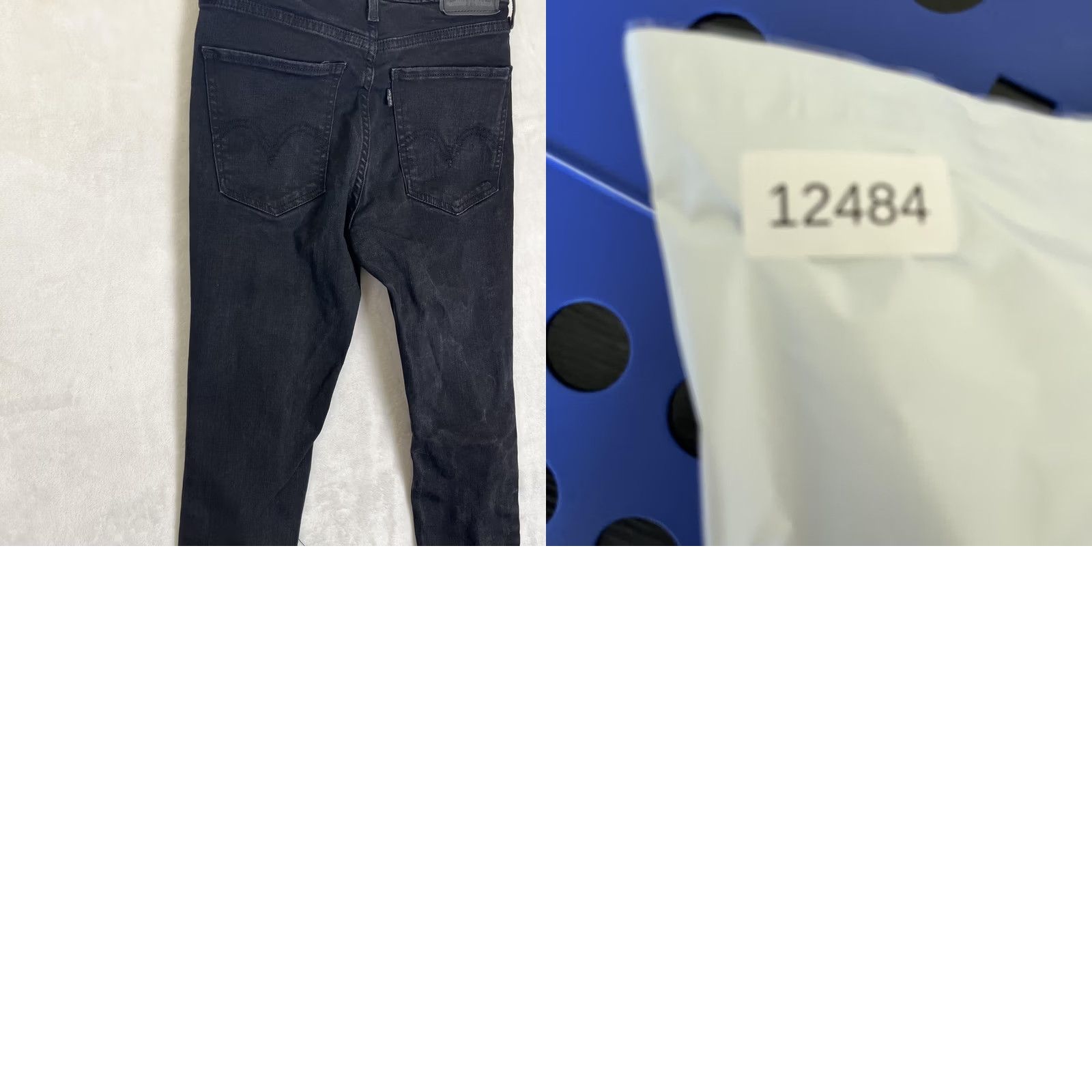 Levi's VINTAGE Levi's Mile High Super Skinny Jeans Womens 28 Black Distressed Stretch Denim Size 28" / US 6 / IT 42 - 9 Thumbnail