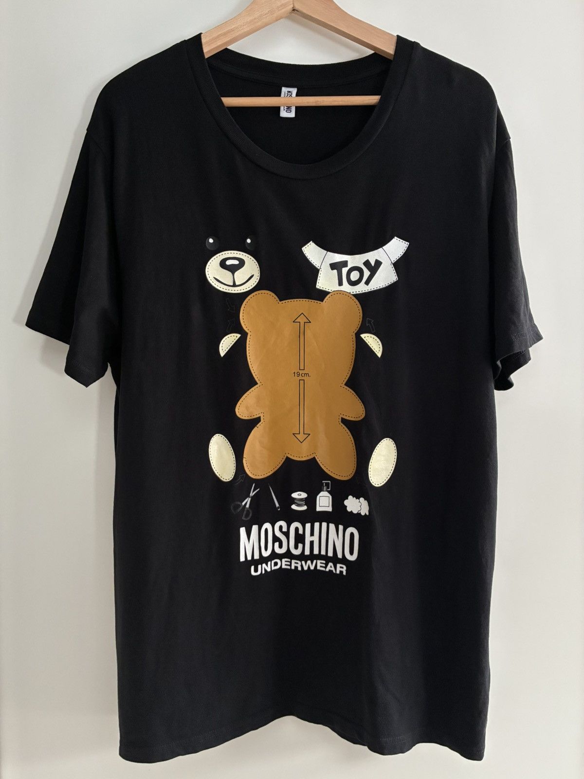 Moschino Moschino Underwear Teddy Bear Tee Size US XL / EU 56 / 4 - 1 Thumbnail