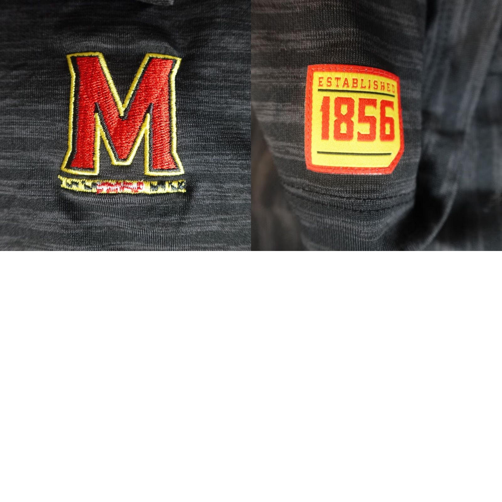 Under Armour Under Armour Polo Shirt 3XL Gray Black Striped Embroidered UMD Maryland Terps Sports Golf Shirt Mens Size US XXL / EU 58 / 5 - 8 Thumbnail