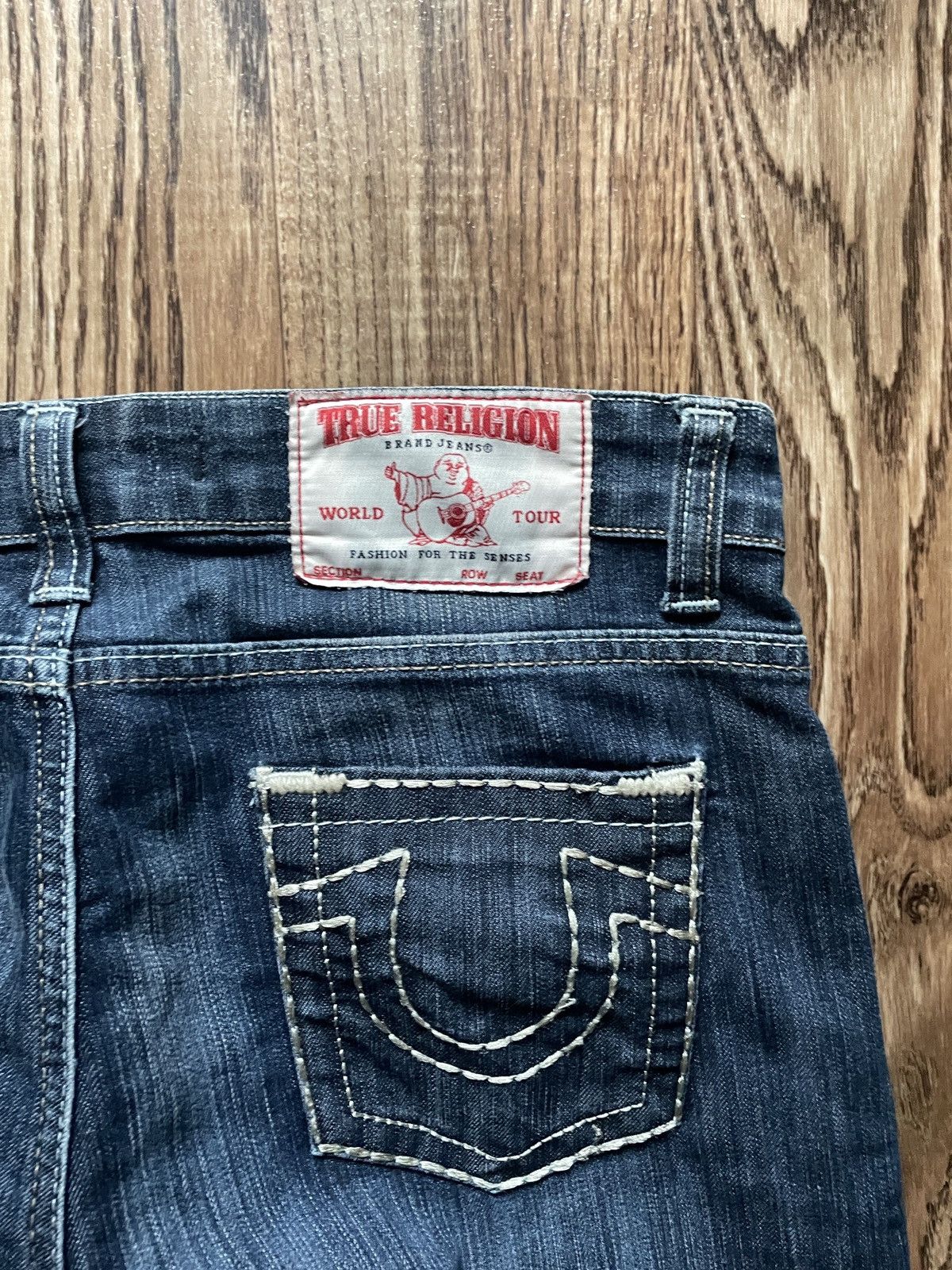 True Religion Women’s Vintage True Religion Jeans Rare Y2K Size 33" - 6 Thumbnail