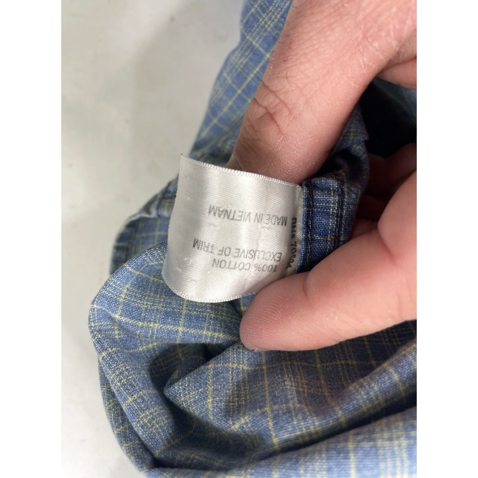 Orvis Orvis Mens Shirt Performance Plaid Blue Button-Up Size US XL / EU 56 / 4 - 6 Thumbnail