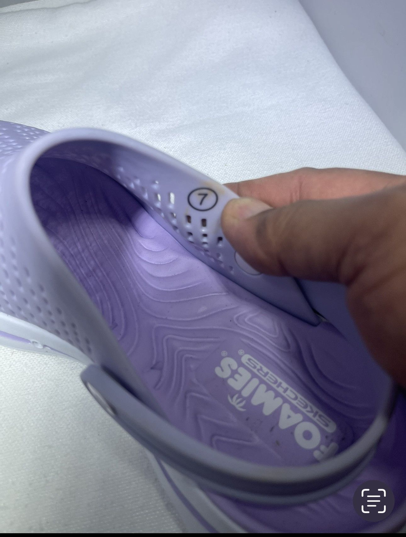 SKECHERS Skechers Foamies Go Walk Lavender Perforated Clogs Women's 7 Size US 7 / IT 37 - 7 Thumbnail