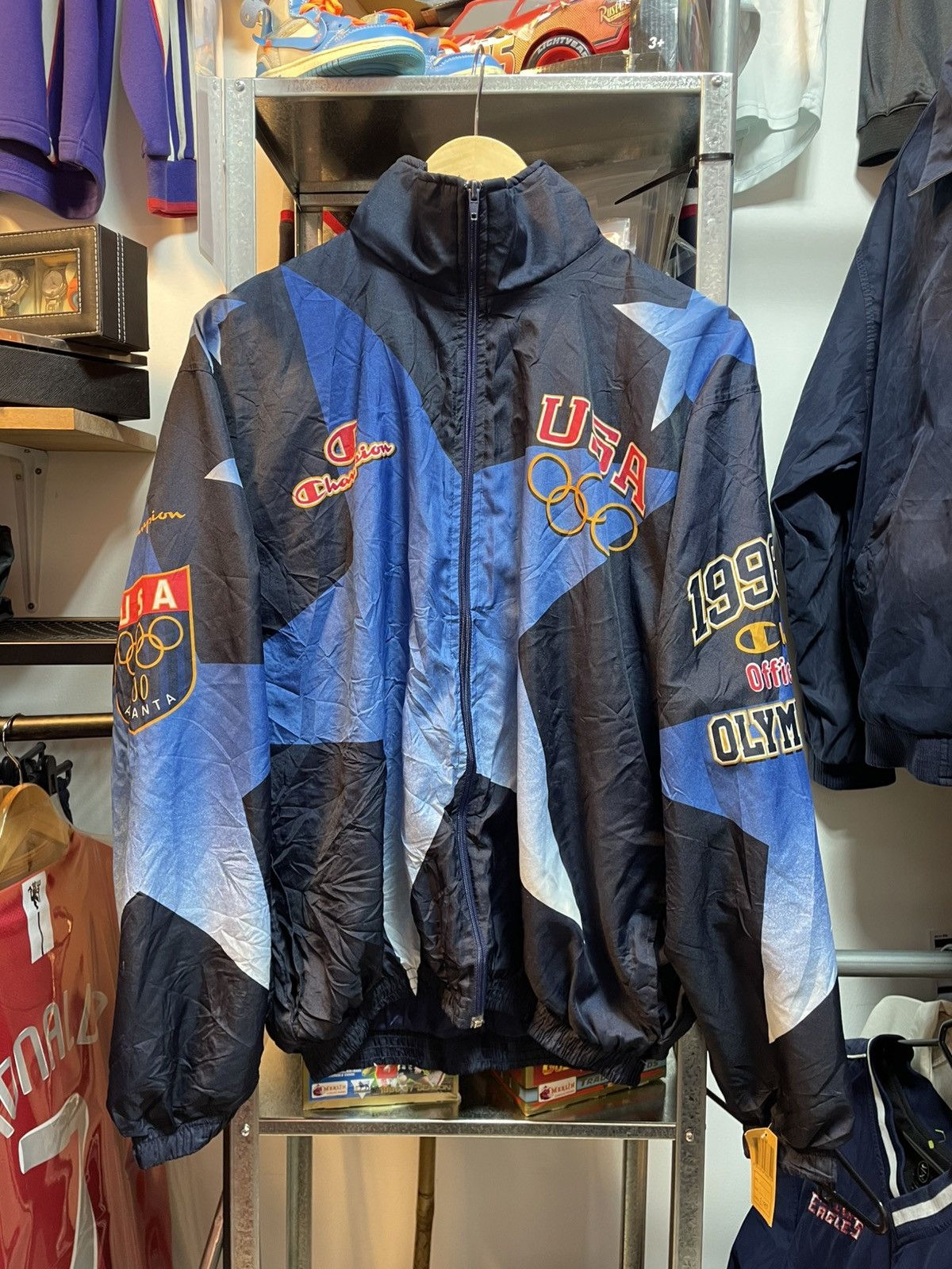 Champion Vinetage Champion USA Olympics Windbreaker Jacket Size US L / EU 52-54 / 3 - 2 Thumbnail