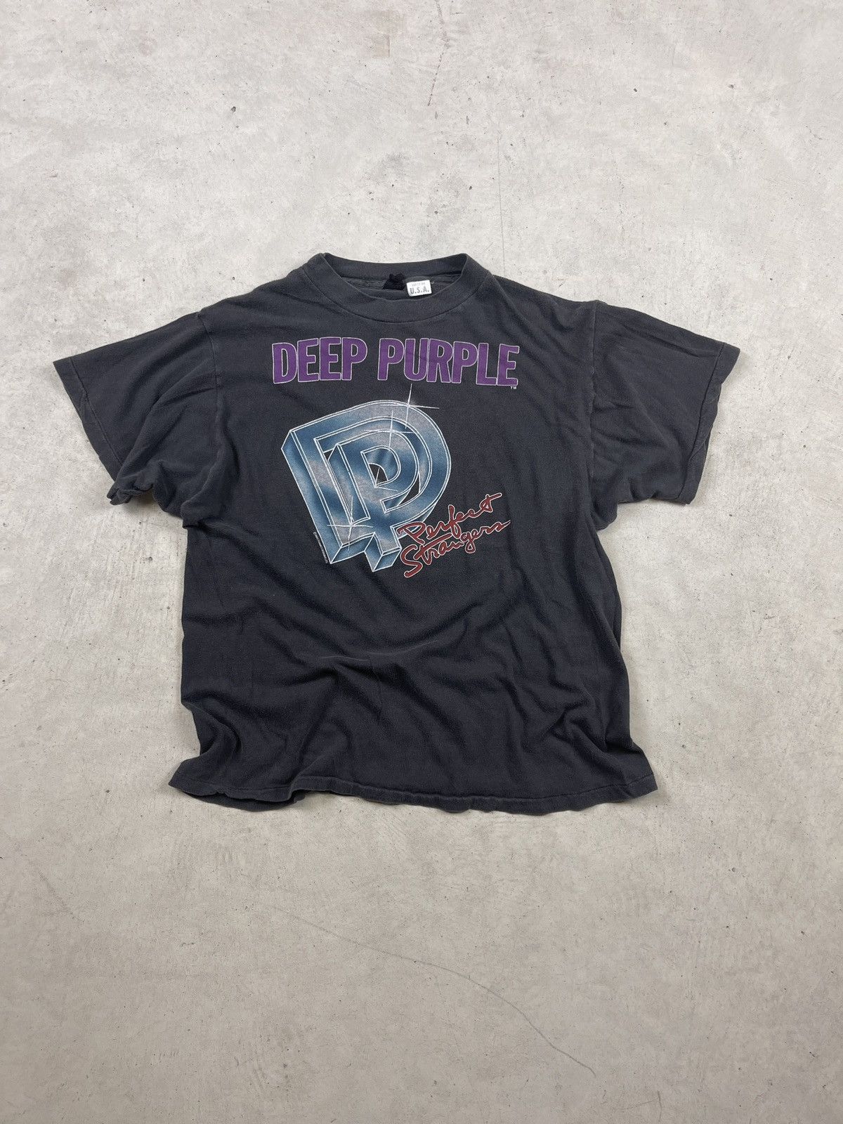 Vintage 1985 Deep Purple “Perfect Strangers” Tour Tee Size US M / EU 48-50 / 2 - 1 Thumbnail
