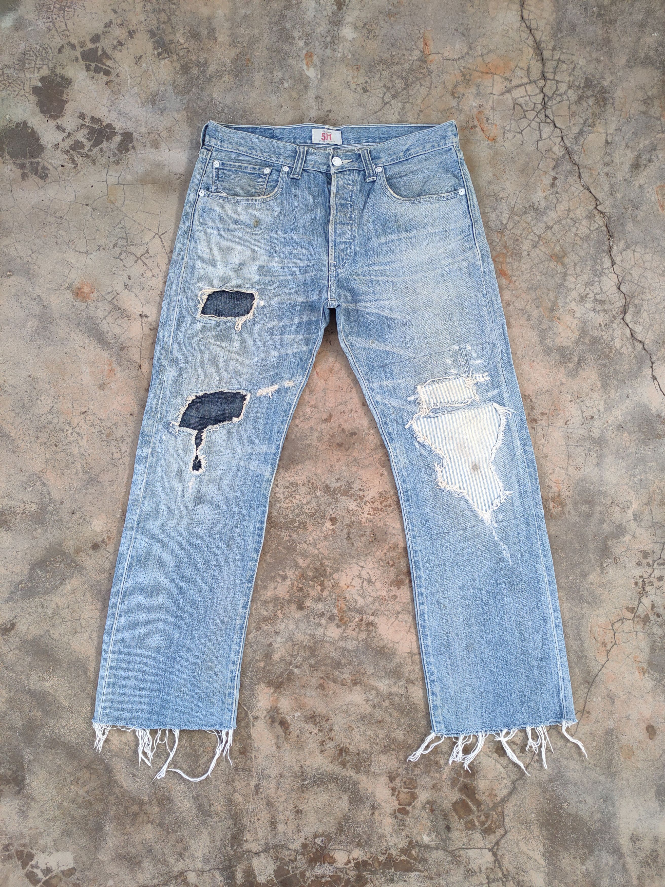 Levi's Vintage Clothing Vintage Levi's 501 light blue jeans denim pants Size US 32 / EU 48 - 1 Thumbnail