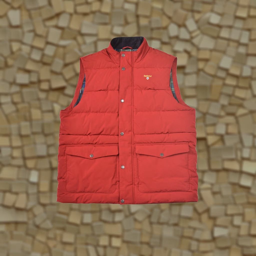 Barbour Barbour Riley Gilet Vest MGI0148 FibreDown Size XL Red Puffer Vest Men XL Mens Size US XL / EU 56 / 4 - 1 Thumbnail