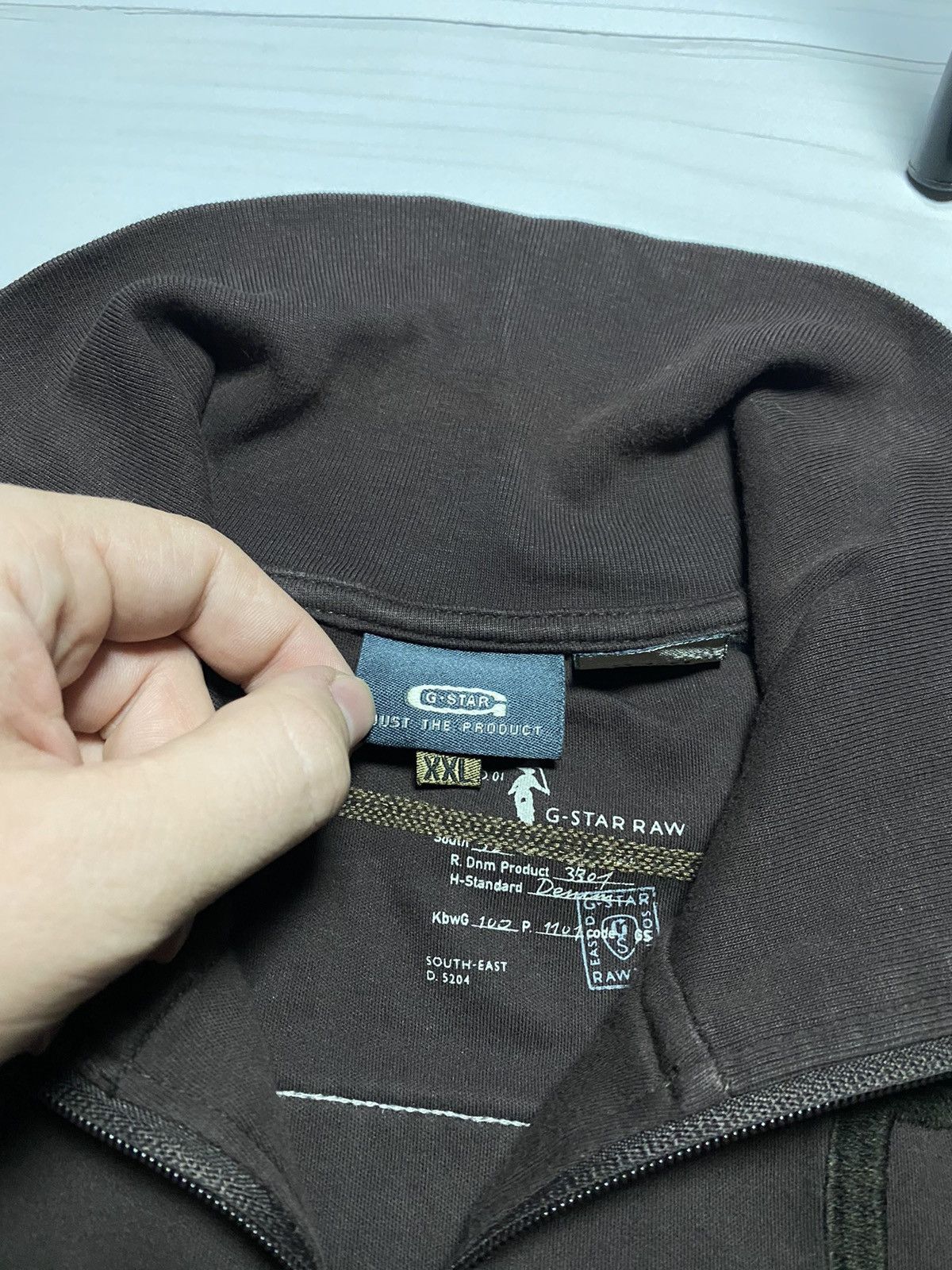 G-Star Vintage G Star Raw faded brown y2k zip sweatshirt Size US L / EU 52-54 / 3 - 3 Thumbnail