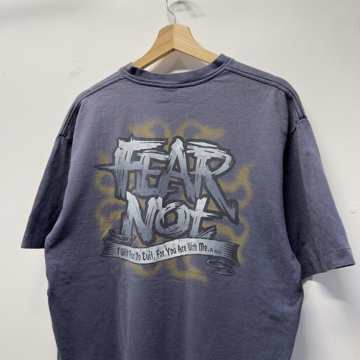 No Fear 90s No Fear Faded Jesus Shirt ERD Grunge Chrome Distressed Size US XXL / EU 58 / 5 - 6 Thumbnail