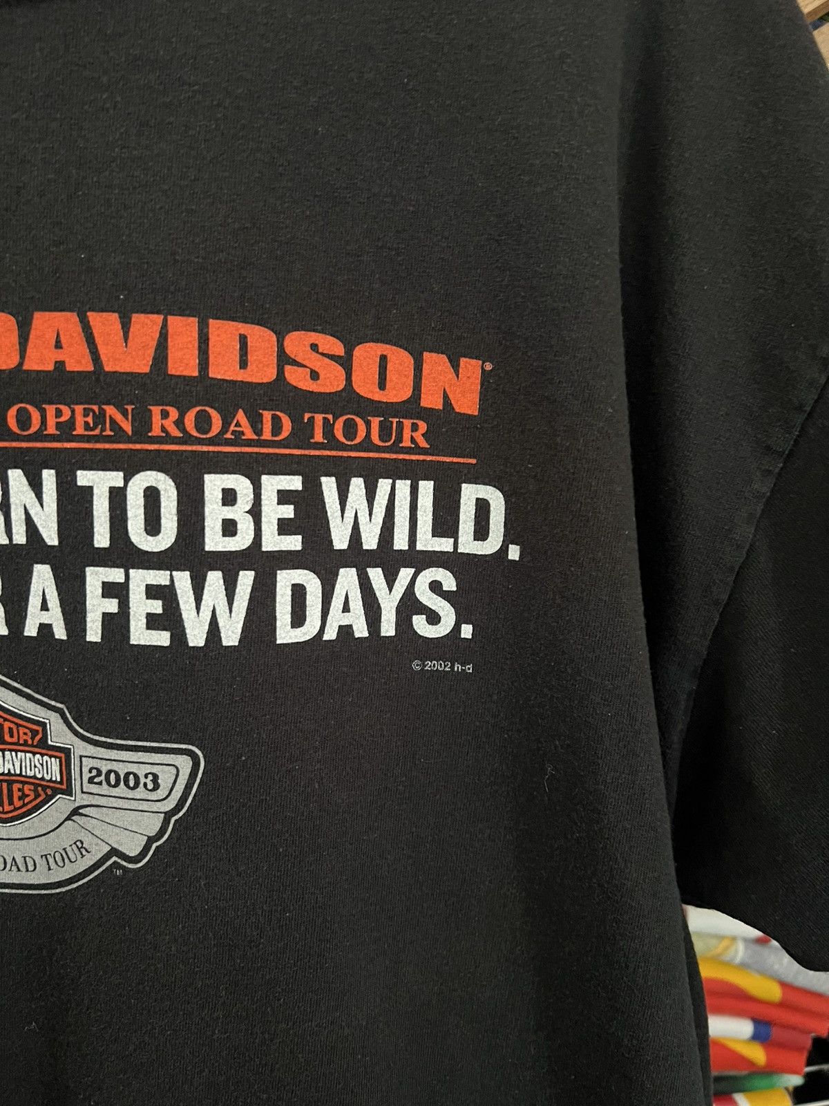 Harley Davidson 2002 H-D Motorcycles Born to Be Wild 100th Anniversary Tee Size US XL / EU 56 / 4 - 4 Thumbnail