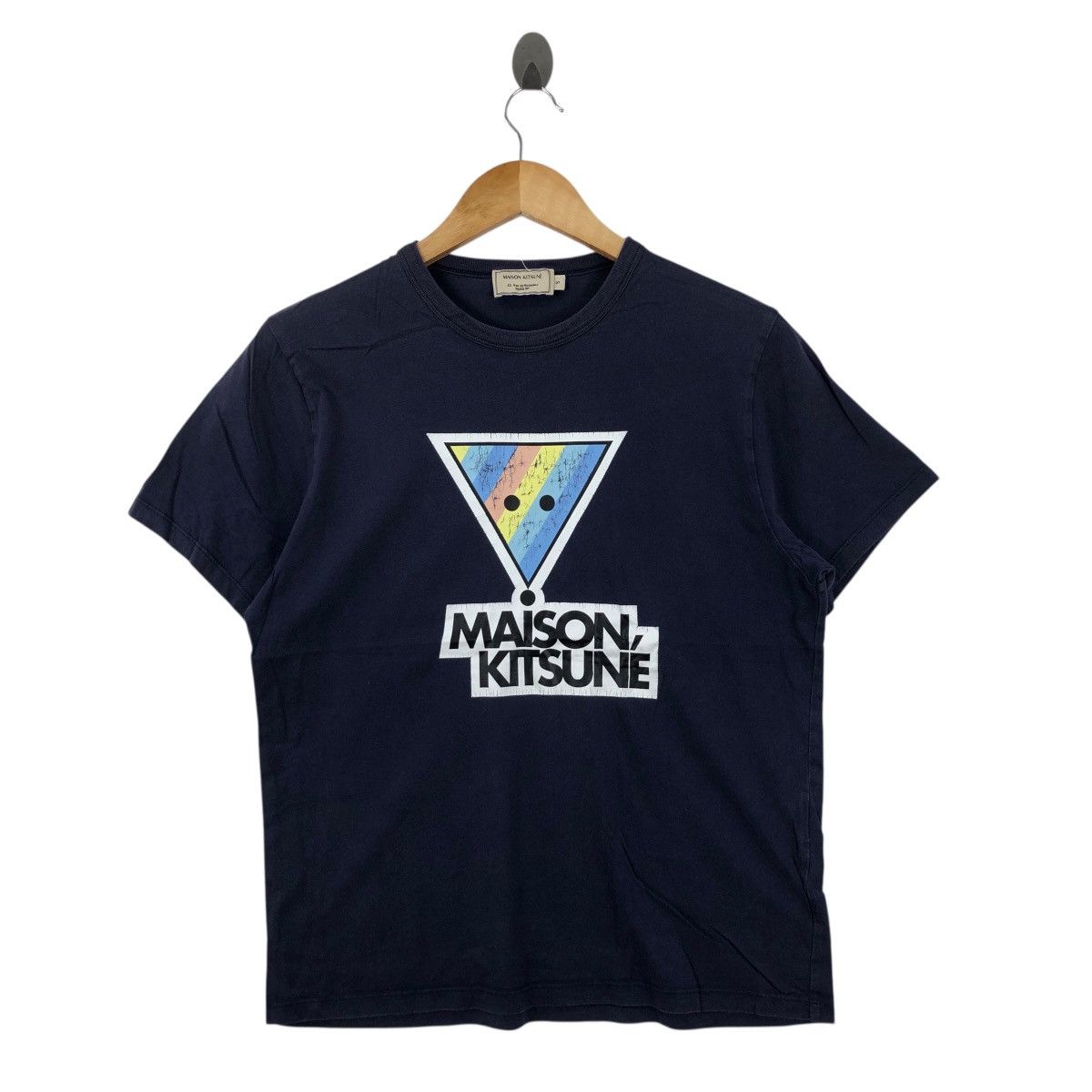 Maison Kitsune MAISON KITSUNE T Shirt Japanese Brand Size S Size US S / EU 44-46 / 1 - 1 Thumbnail