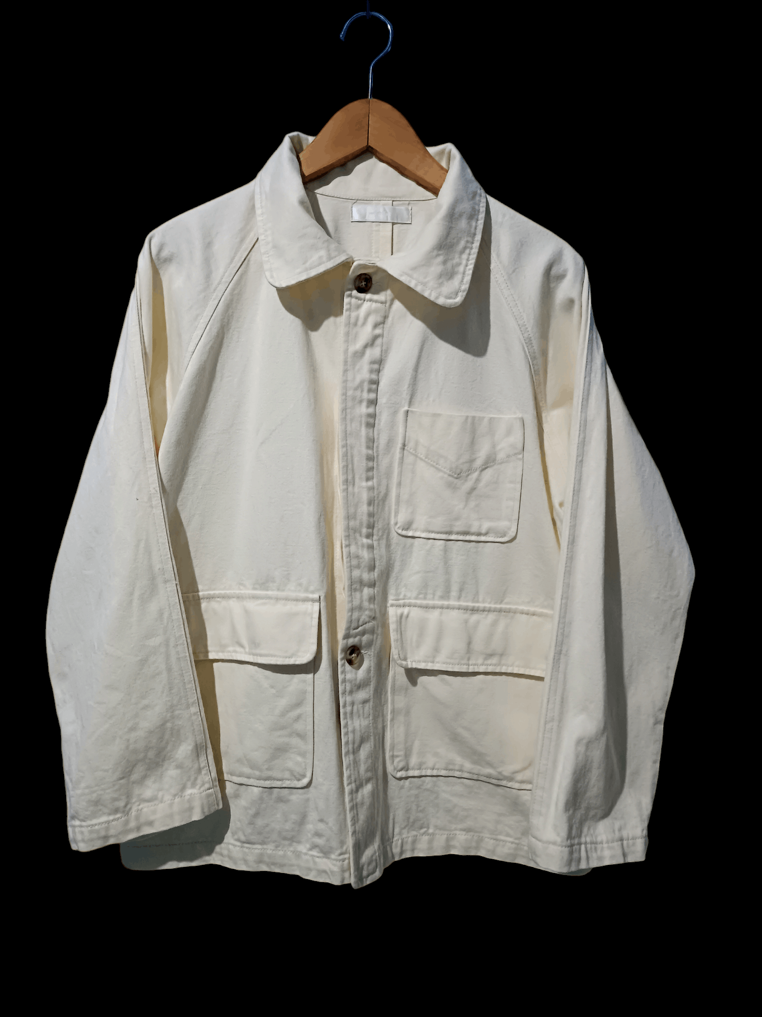 Japanese Brand Men's Utility Chore Jacket One Back Pocket Size US L / EU 52-54 / 3 - 2 Thumbnail