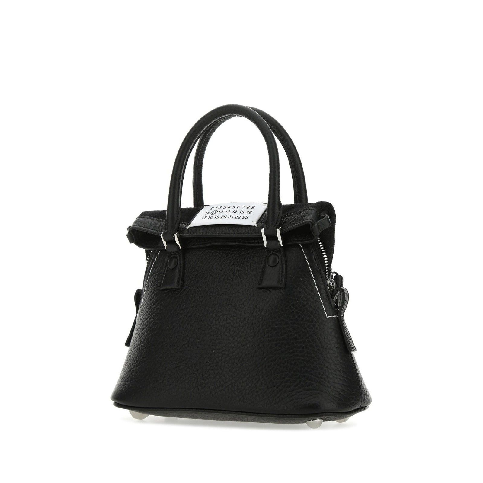 Maison Margiela MAISON MARGIELA 5AC Classique Micro Black Leather Top Handle Size ONE SIZE - 2 Thumbnail