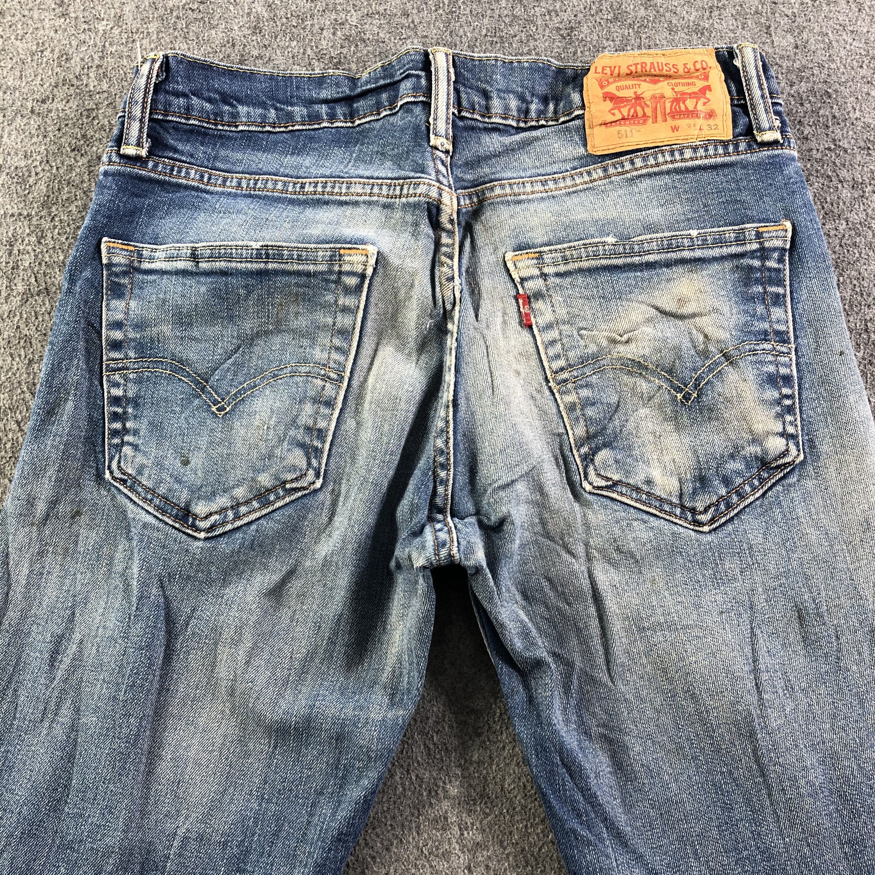 Levi's Vintage Faded Blue Levis 511 Jeans-J3295 Size US 30 / EU 46 - 4 Thumbnail