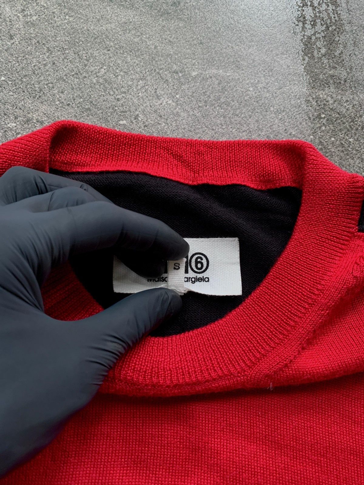 Maison Margiela FREE TAX! MM6 Two Tone Batwing Sweater Size US S / EU 44-46 / 1 - 8 Thumbnail
