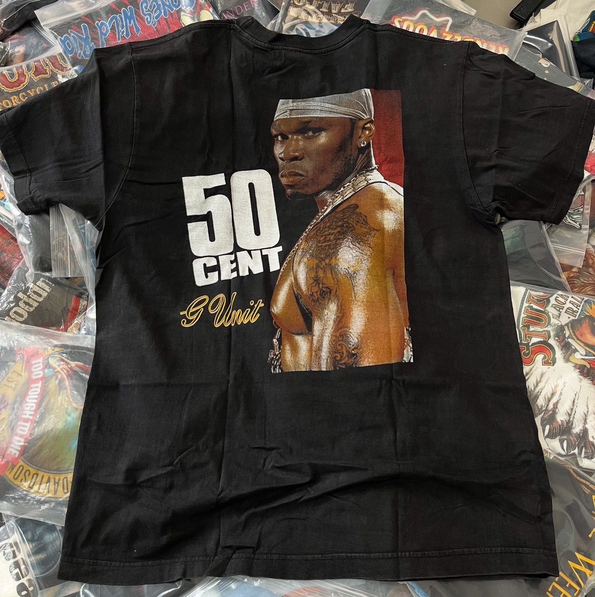 Other Vintage 2005 50Cent & G Unit T Shirt Size US L / EU 52-54 / 3 - 2 Thumbnail