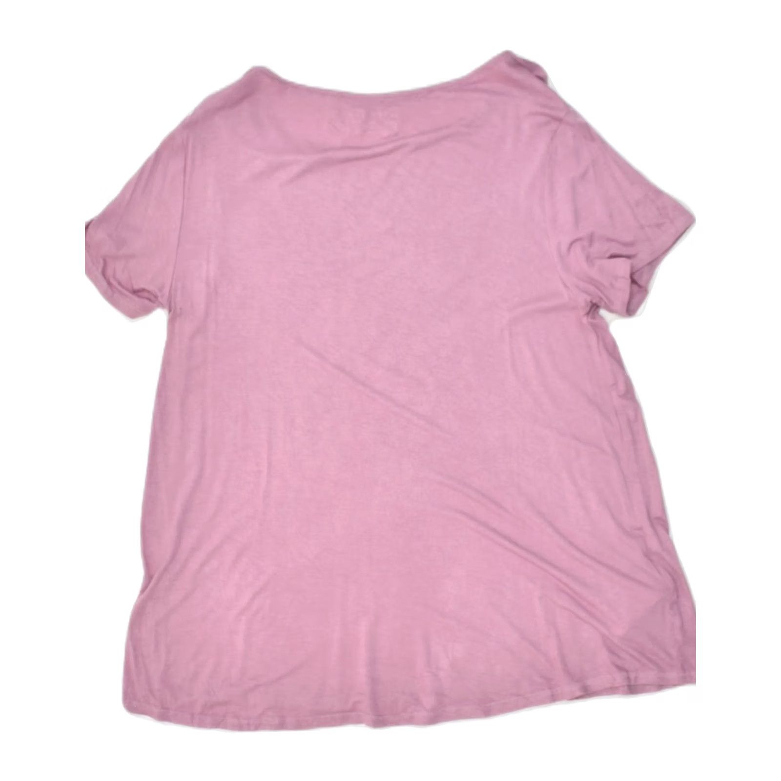 Eddie Bauer EDDIE BAUER Womens T-Shirt Medium Purple Rayon Size M / US 6-8 / IT 42-44 - 2 Thumbnail