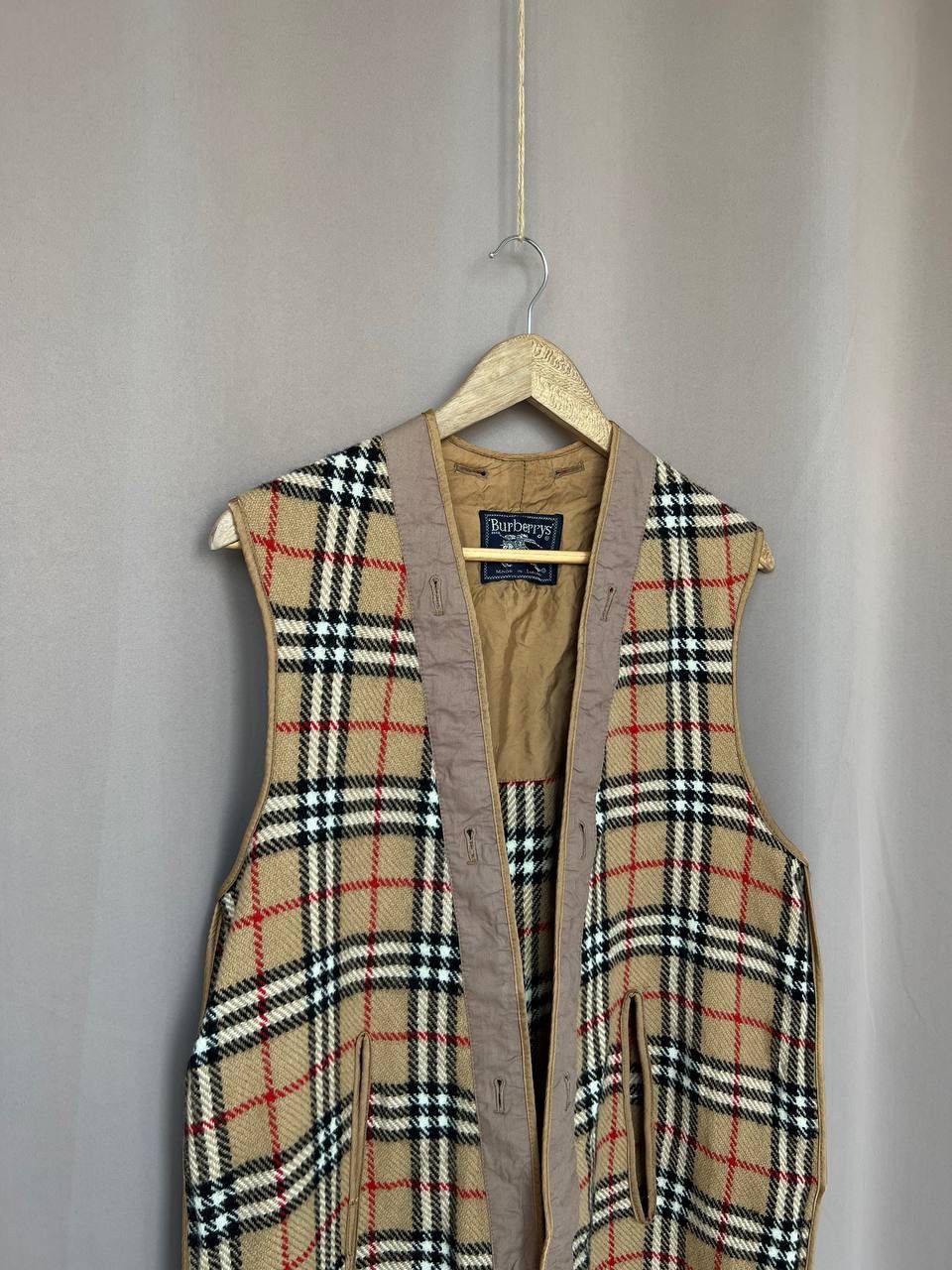 Burberry Burberrys Trench Coat Inner Lining 100% Wool Vintage Size L Size L / US 10 / IT 46 - 3 Thumbnail