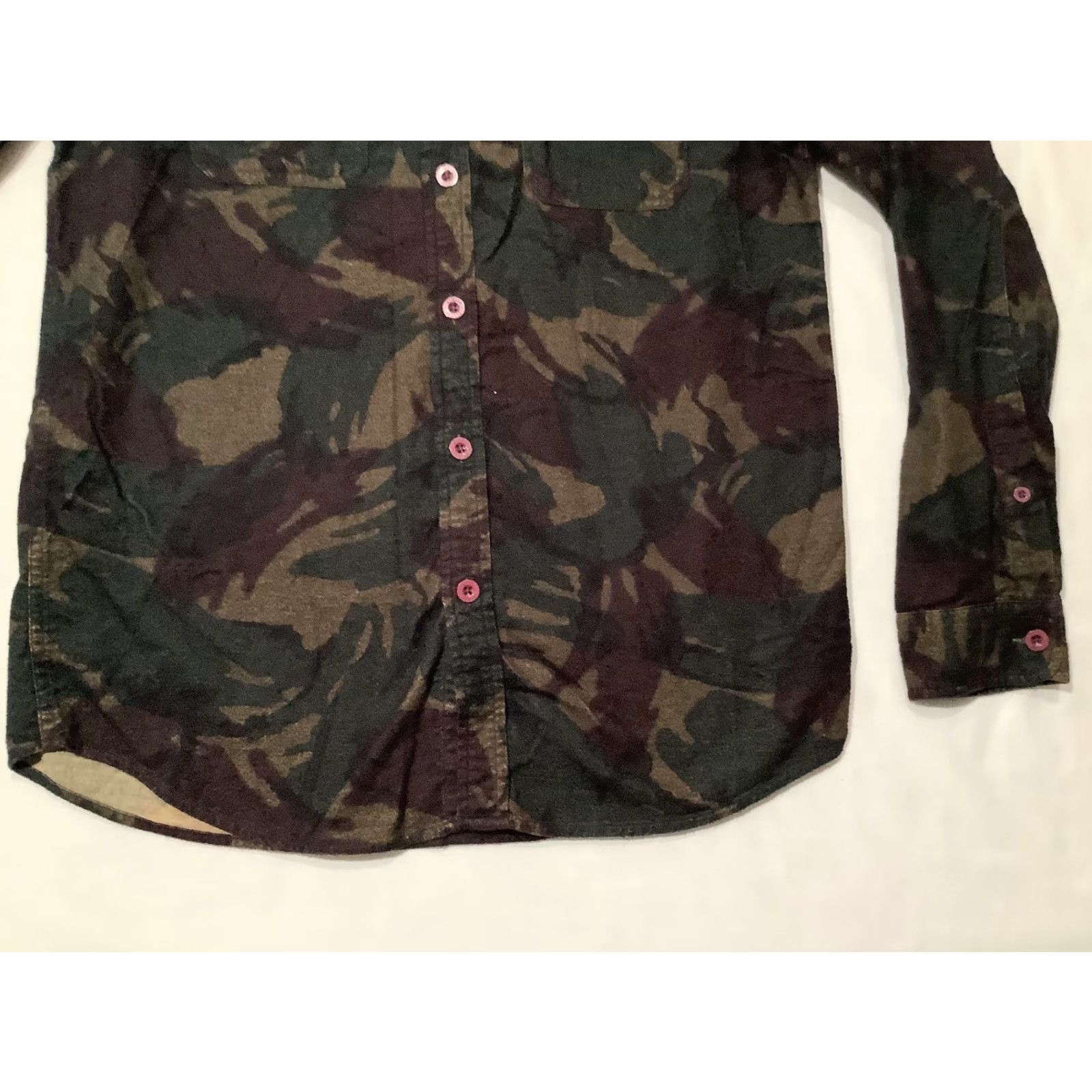 Vintage Stussy Shirt Mens M Green Camo Flannel Long Sleeve Button Front Casual Size US M / EU 48-50 / 2 - 3 Thumbnail