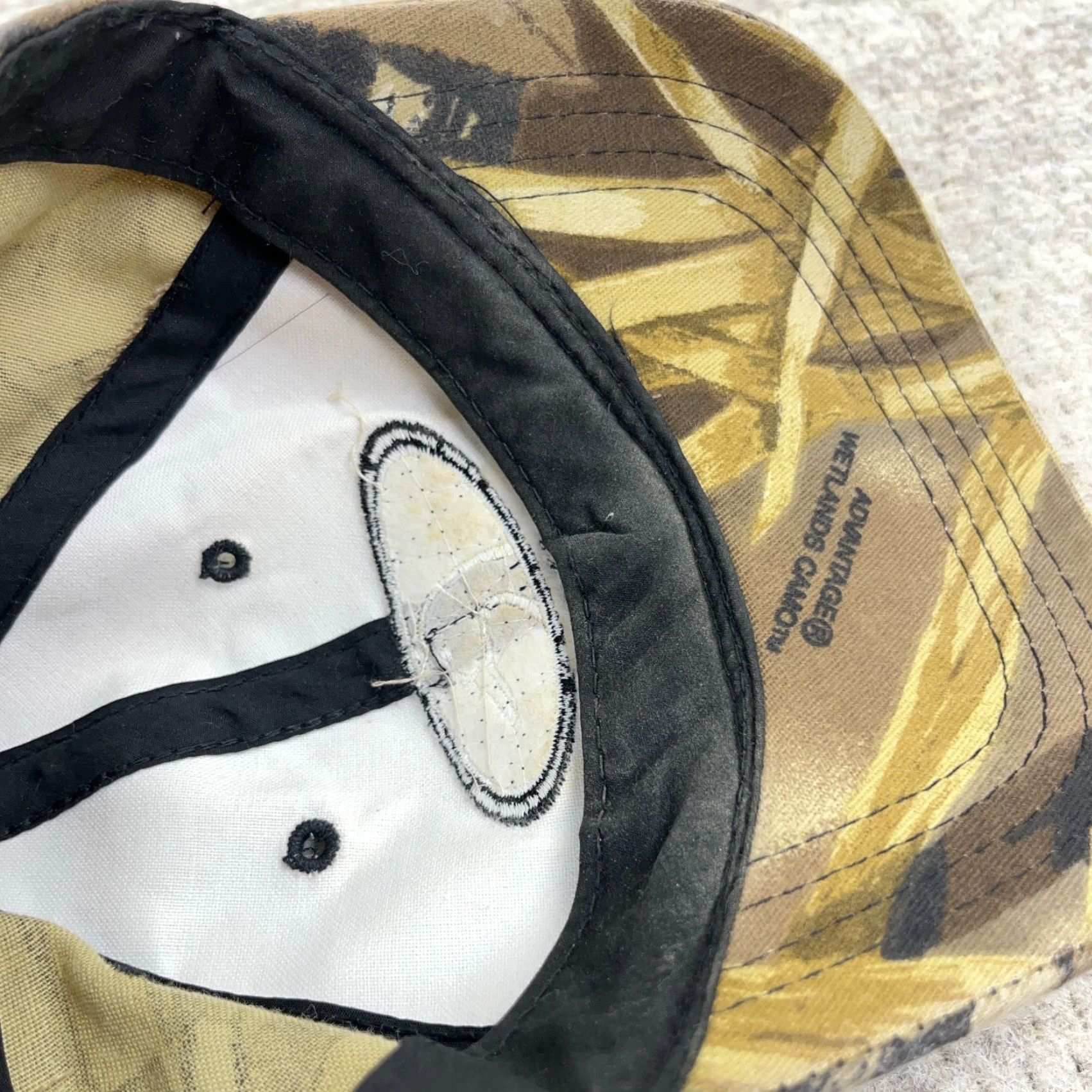 Vintage VINTAGE Ducks Unlimited Hat Cap Strap Back Camouflage Brown Men's Adult One Size Adjustable Outdoor USA 80s Retro Logo Hunting Nature Size ONE SIZE - 7 Thumbnail
