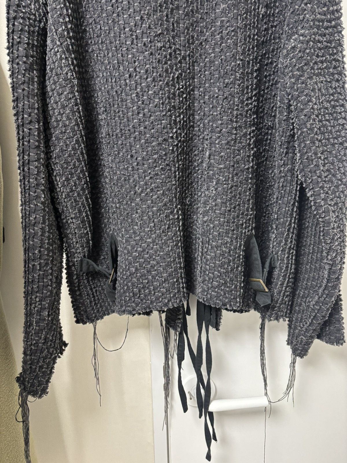 SOSHIOTSUKI Soshiotsuki Lupe Denim Grunge Cardigan Jaket Size US M / EU 48-50 / 2 - 10 Thumbnail