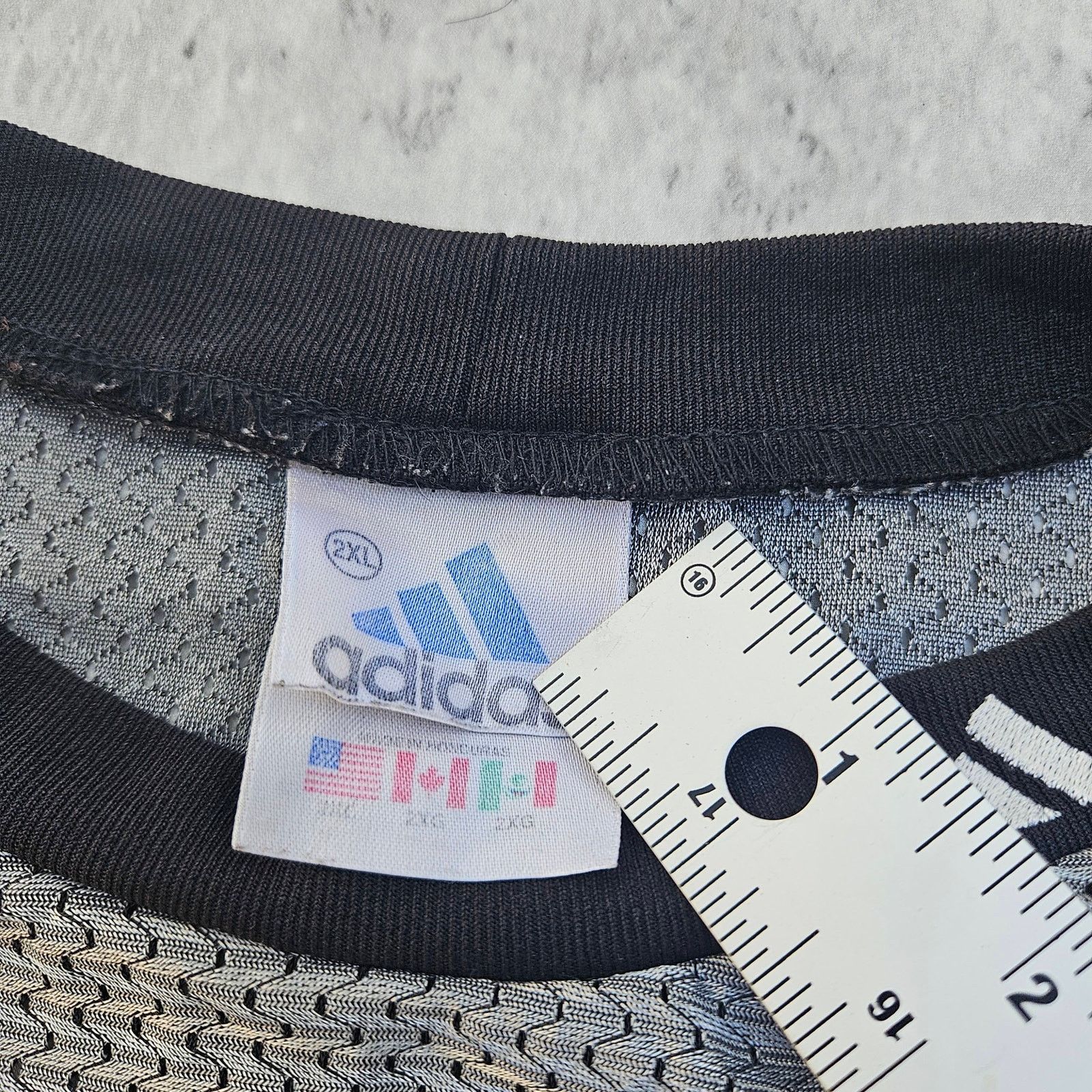 Adidas Vintage Adidas Shirt Silver Chain-male Size 2XL Y2K Size US XL / EU 56 / 4 - 2 Thumbnail