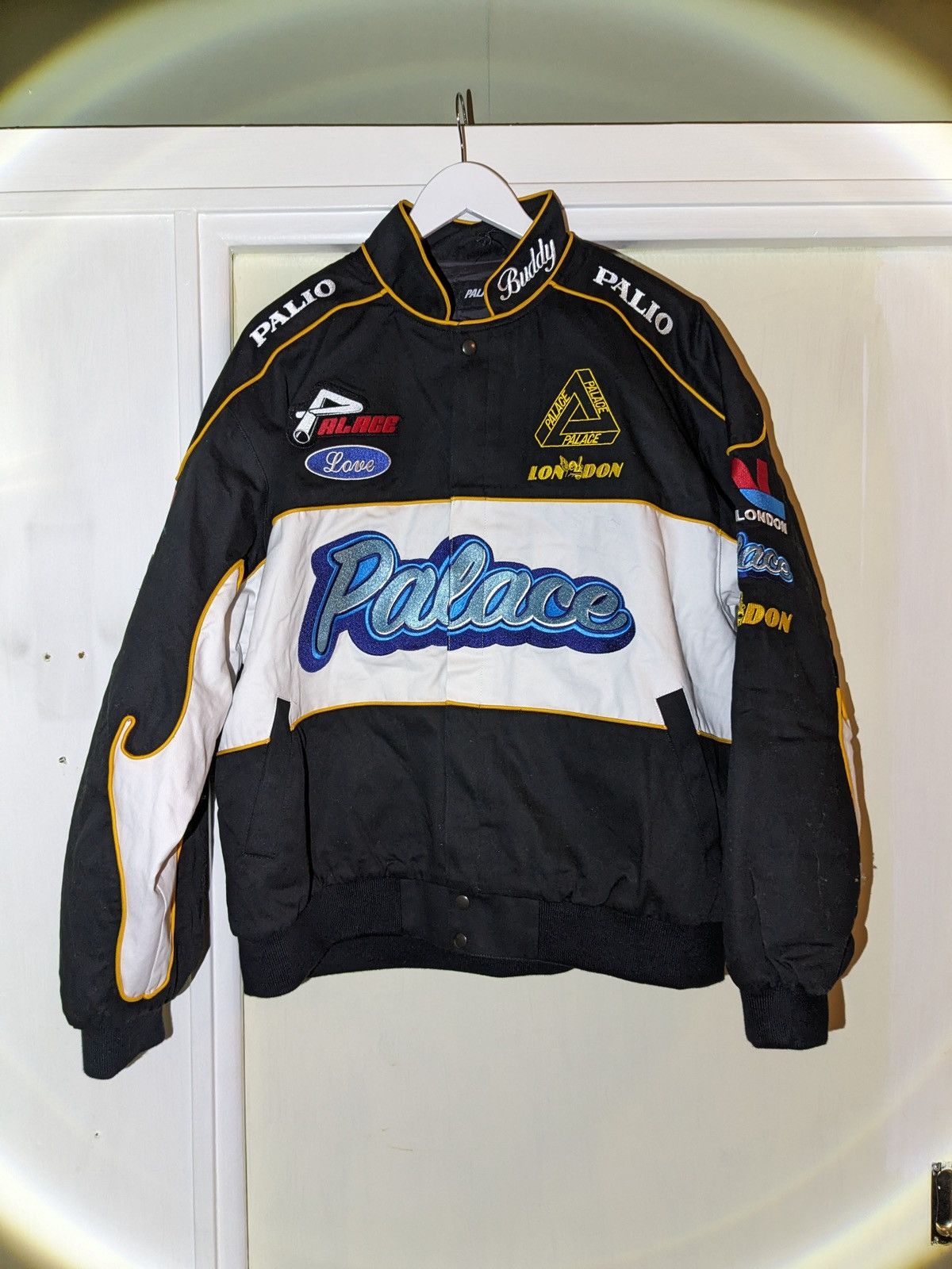 大人気の ブルゾン Palace Fast Cotton Jacket Black ブルゾン 