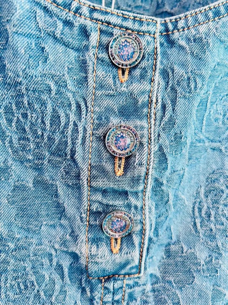Chanel Chanel 23p denim jacquard vest Size XS / US 0-2 / IT 36-38 - 3 Thumbnail