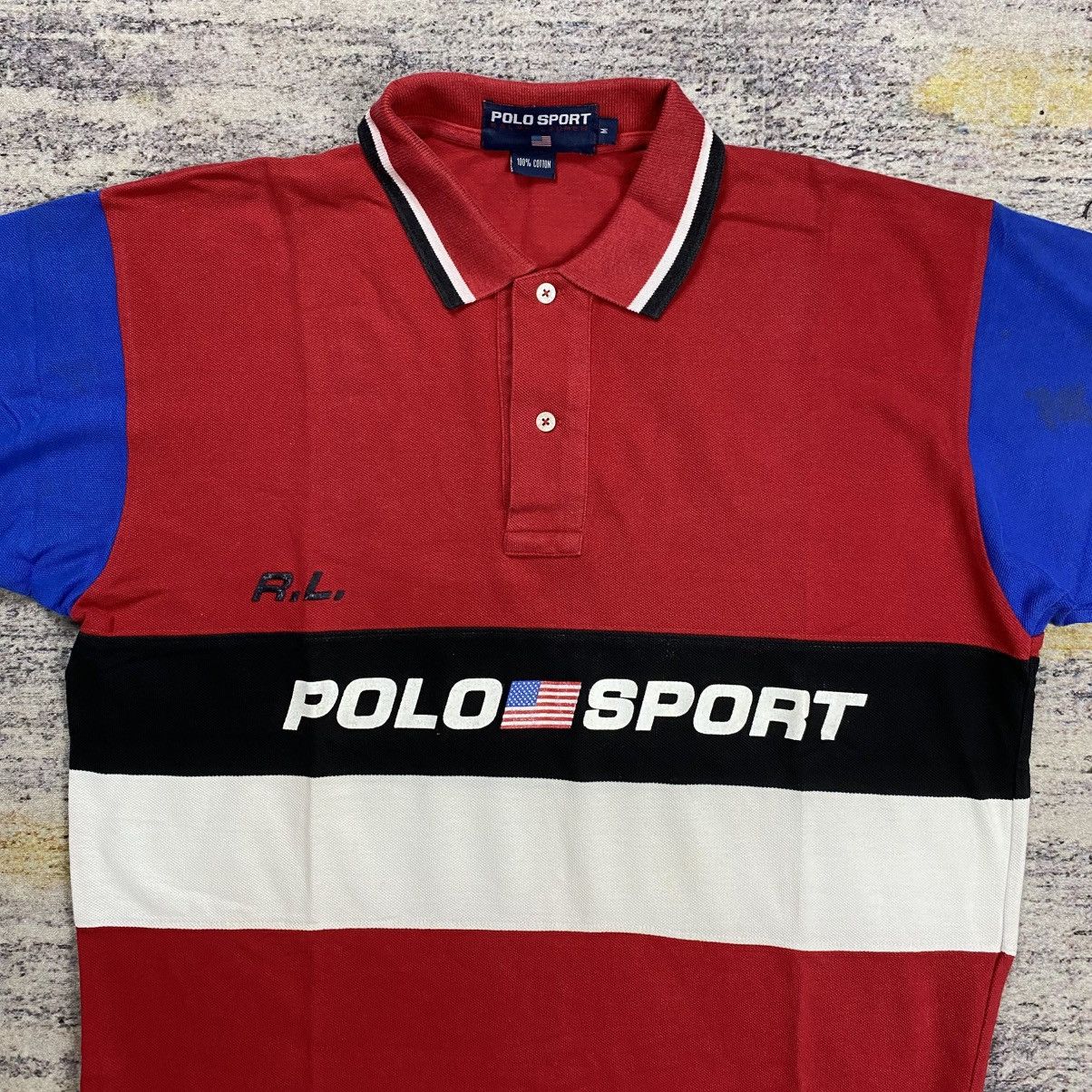 Polo Ralph Lauren vintage polo sport ralph lauren polo shirt Size US M / EU 48-50 / 2 - 3 Thumbnail
