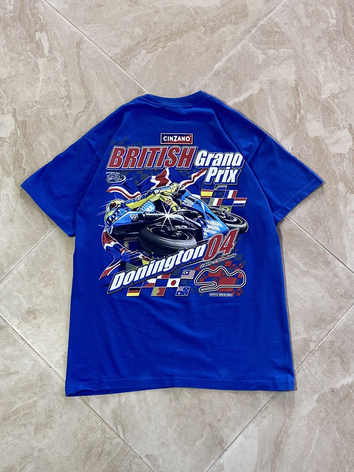 Vintage Vintage 2014 British Grand Prix Racing T-Shirt Size US S / EU 44-46 / 1 - 2 Thumbnail