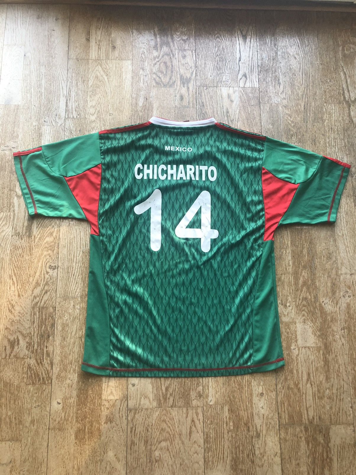 RARE CHICHARITO HERNANDEZ MEXICO FOOTBALL SOCCER JERSEY