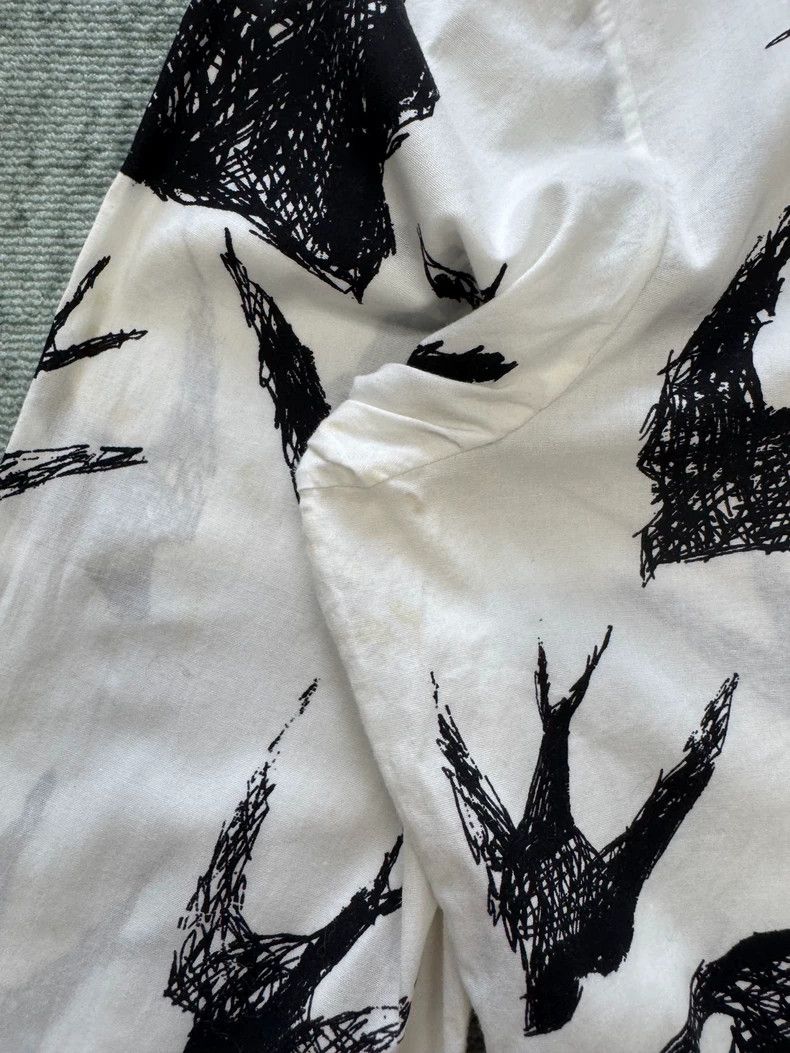Alexander McQueen Alexander Mcqueen Swallow print long-sleeved shirt Size US M / EU 48-50 / 2 - 8 Thumbnail