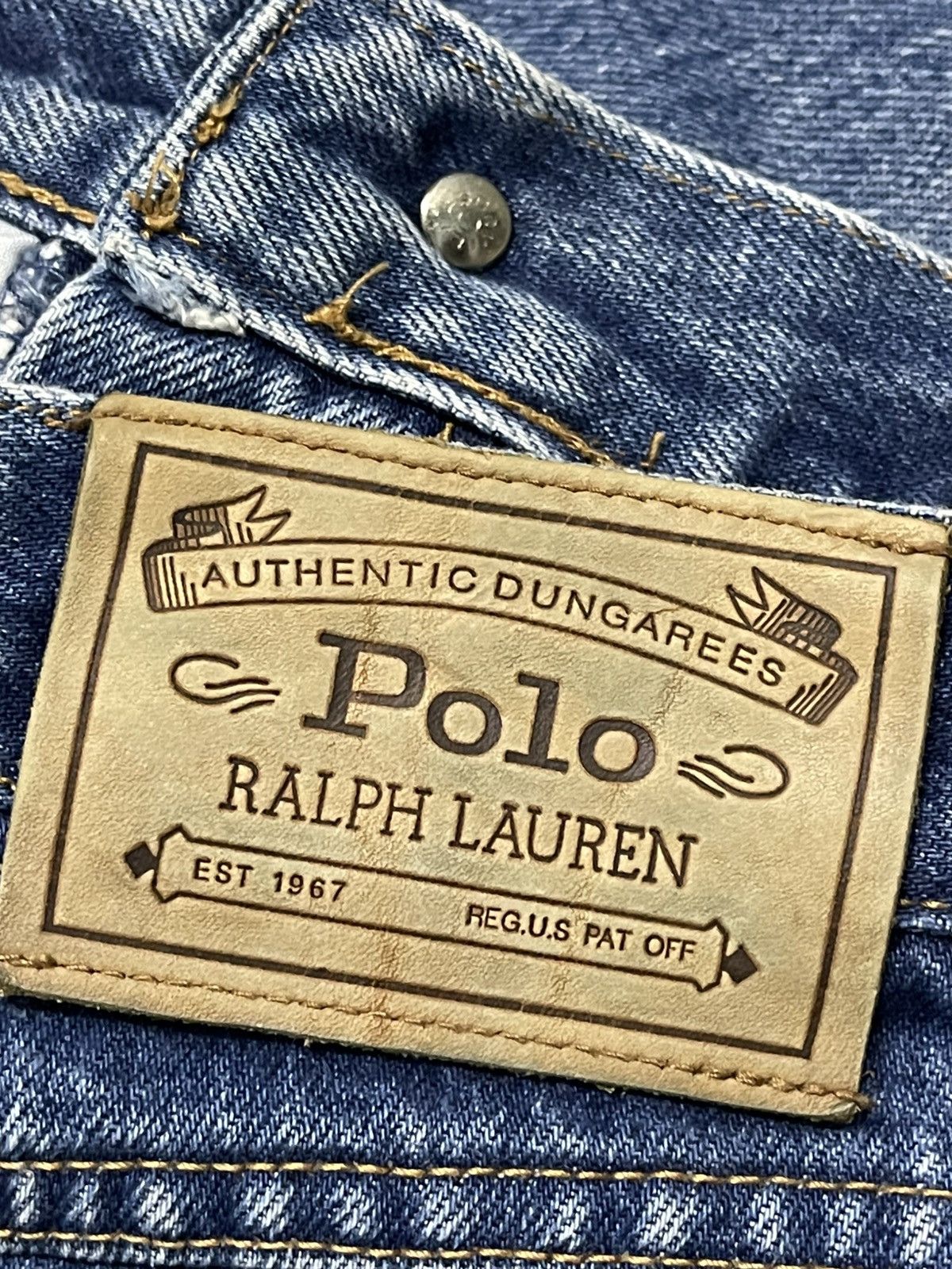 Polo Ralph Lauren Vintage Polo Ralph Lauren Blue Jeans Size US 26 / EU 42 - 3 Thumbnail
