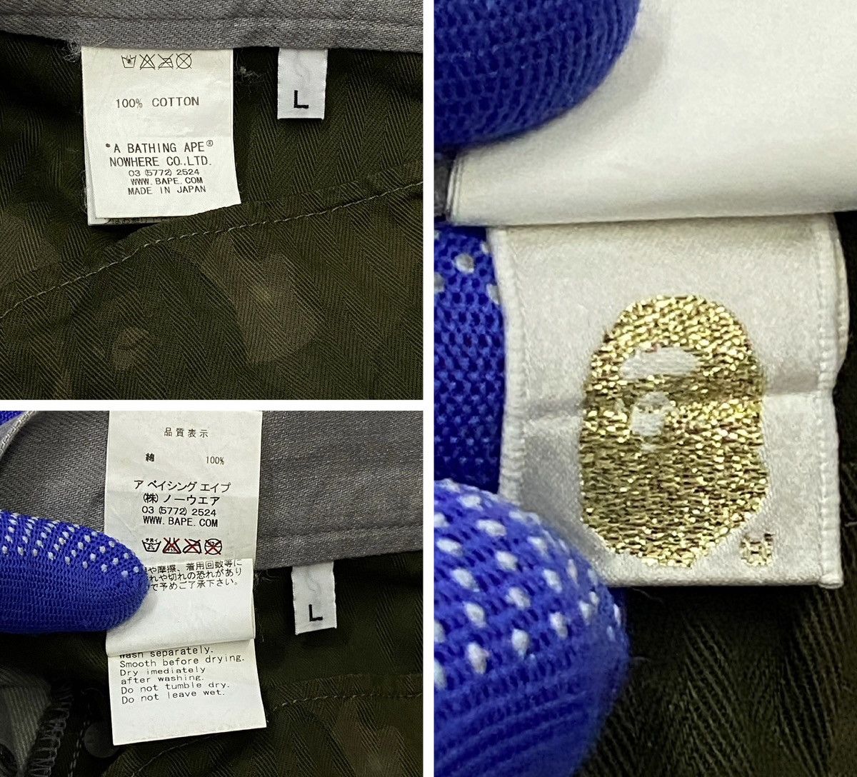 Bape A Bathing Ape Embroidered Logo Button Fly Denim Pants Size US 34 / EU 50 - 10 Thumbnail